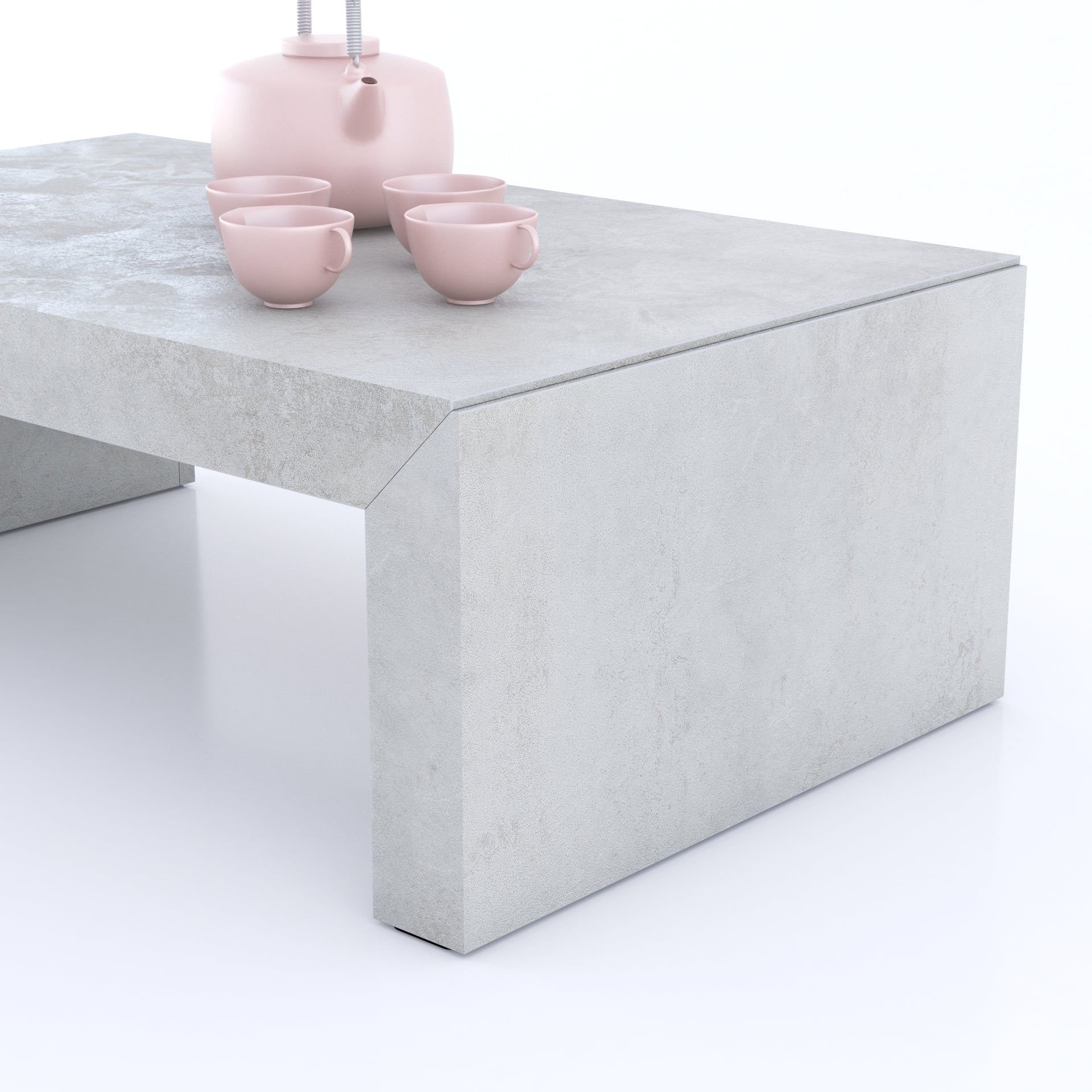 Tavolino Angelica, Grigio Cemento - Immagine dettaglio 2