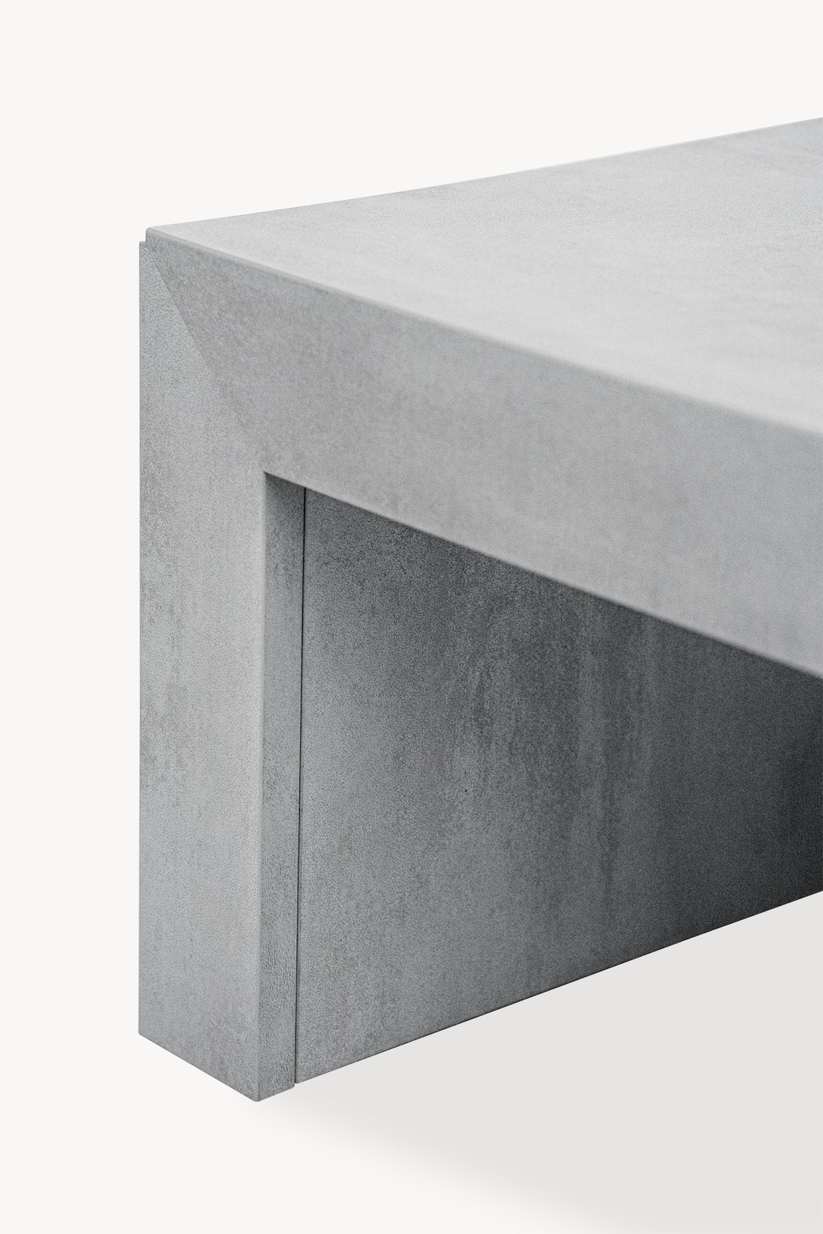Angelica Coffee Table 110x75 cm, Concrete Effect, Grey - Detail image 4