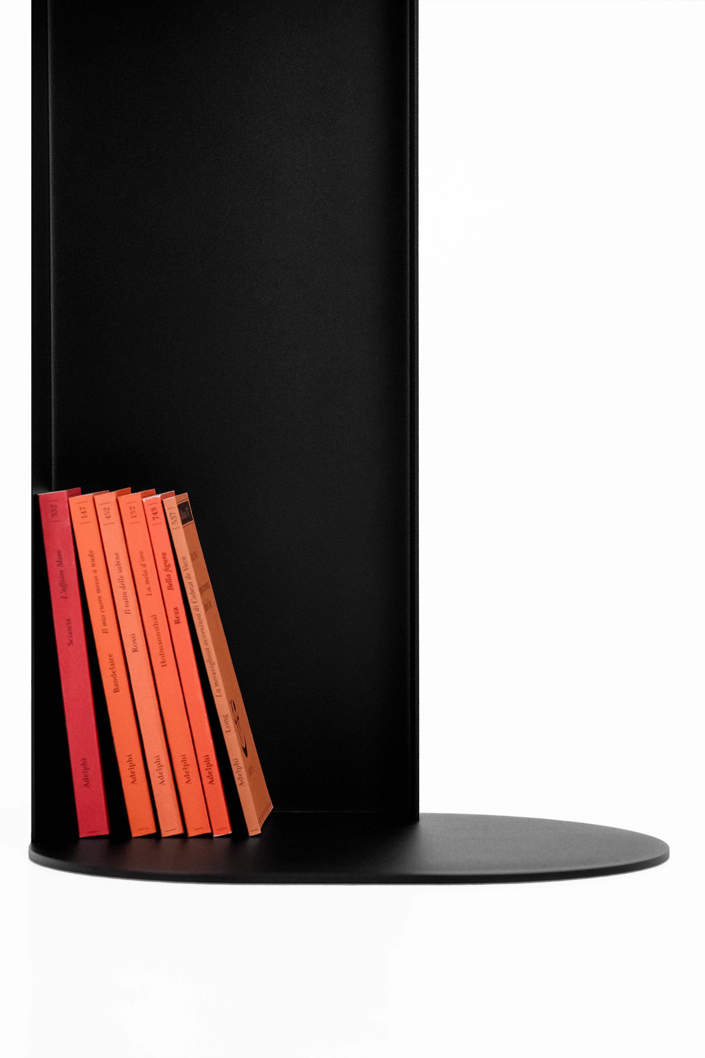 Set of 2 Camilla Metal Side Tables, h45 and h55, Black - Detail image 4