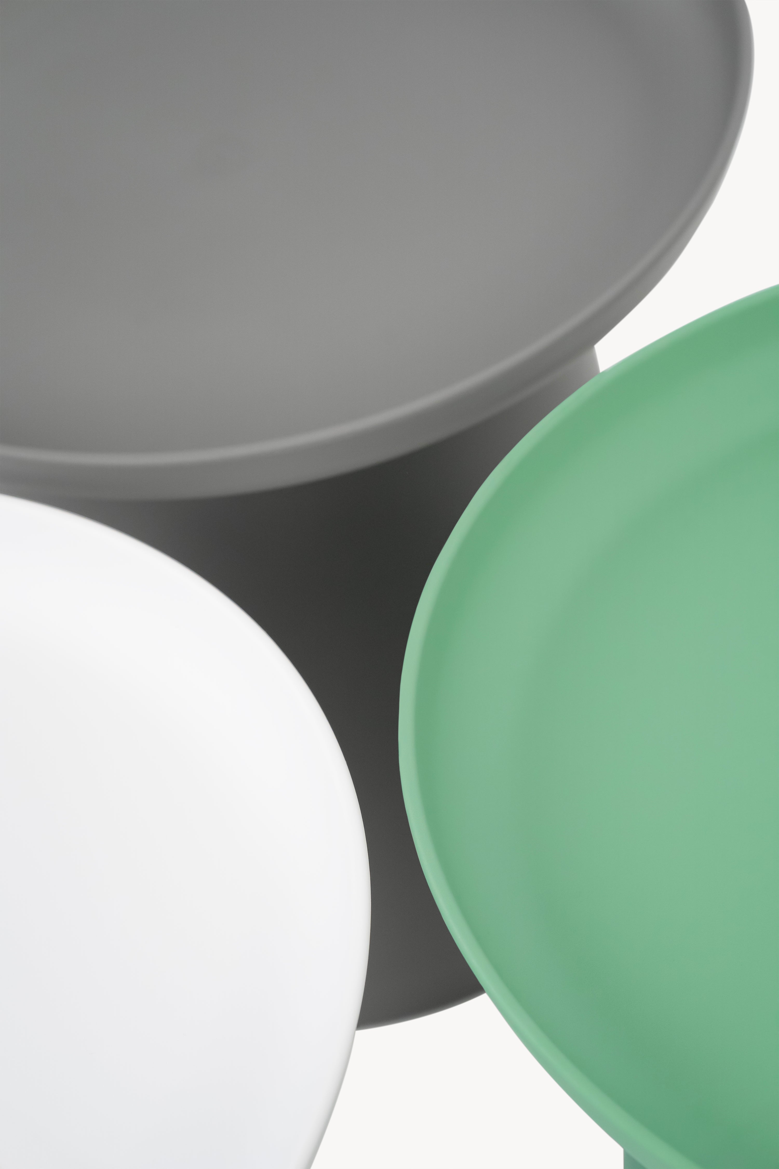 Table basse ronde Olivia, 50x50x46,5 cm, Gris - Image de détail 5