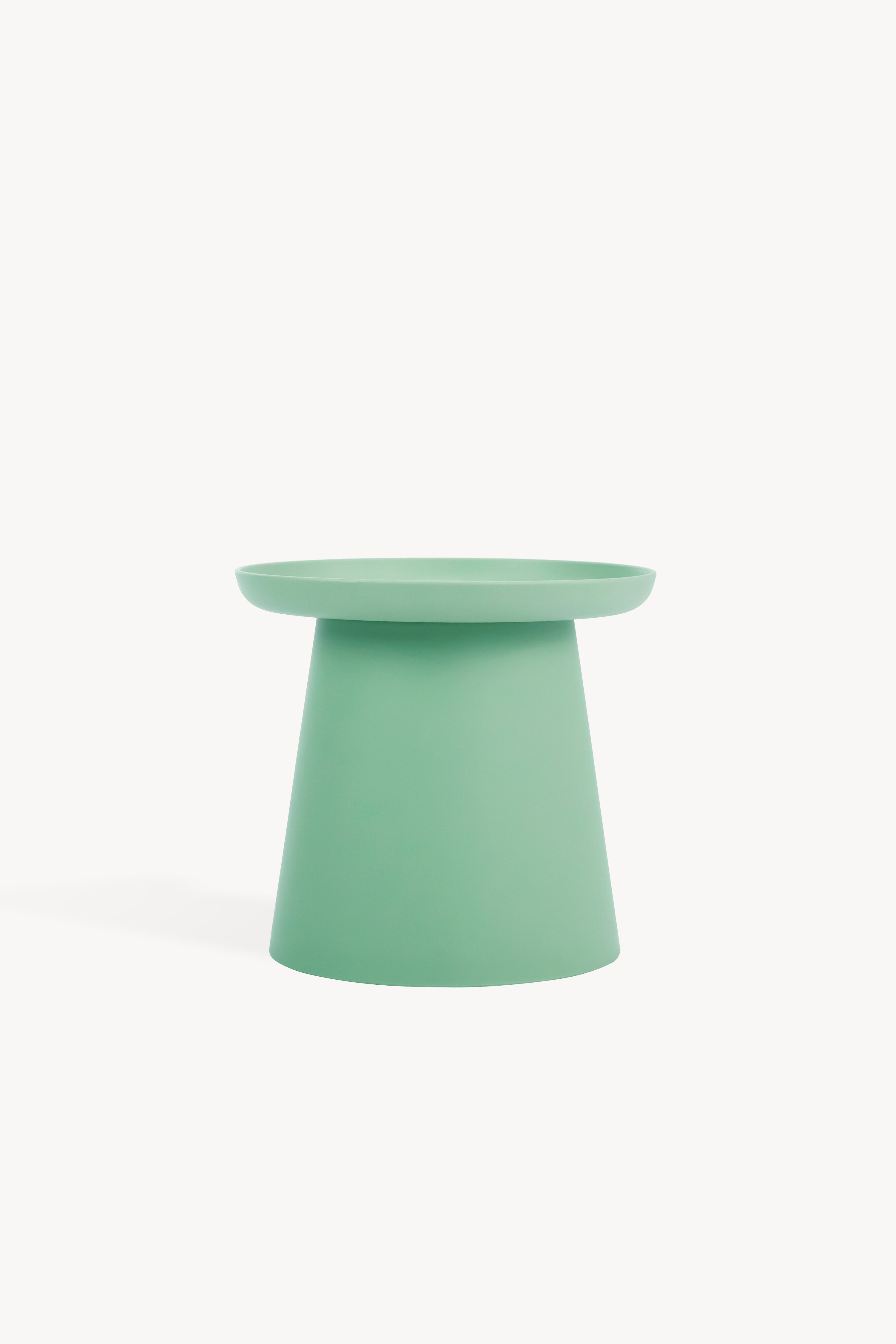 Tavolino rotondo Olivia, 50x50x46,5 cm, Verde - Immagine principale
