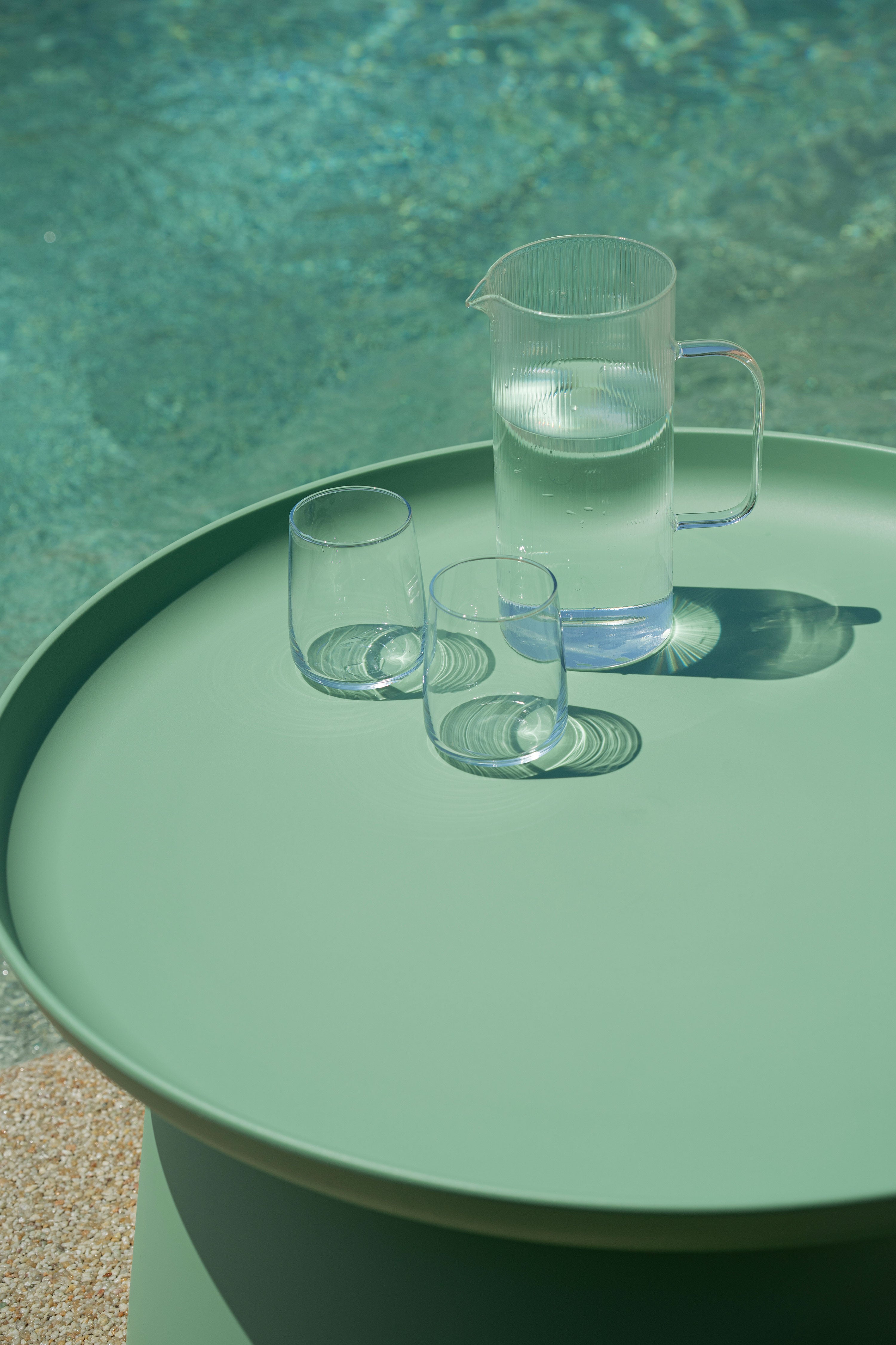 Table basse ronde Olivia, 70x70x36 cm, Vert - Image d’ensemble 5