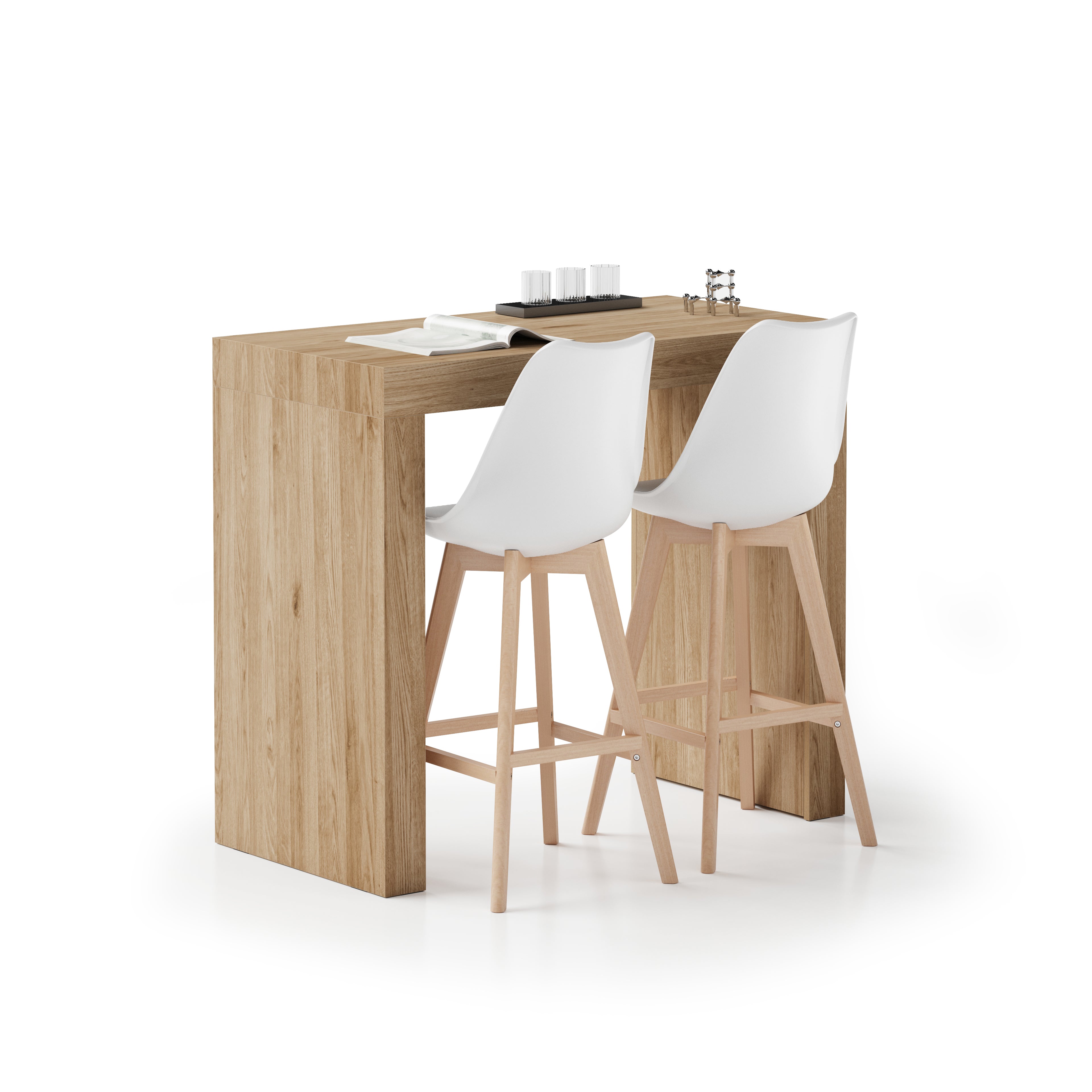 Tavolo Alto Evolution 120x60, Rovere Naturale - Immagine principale