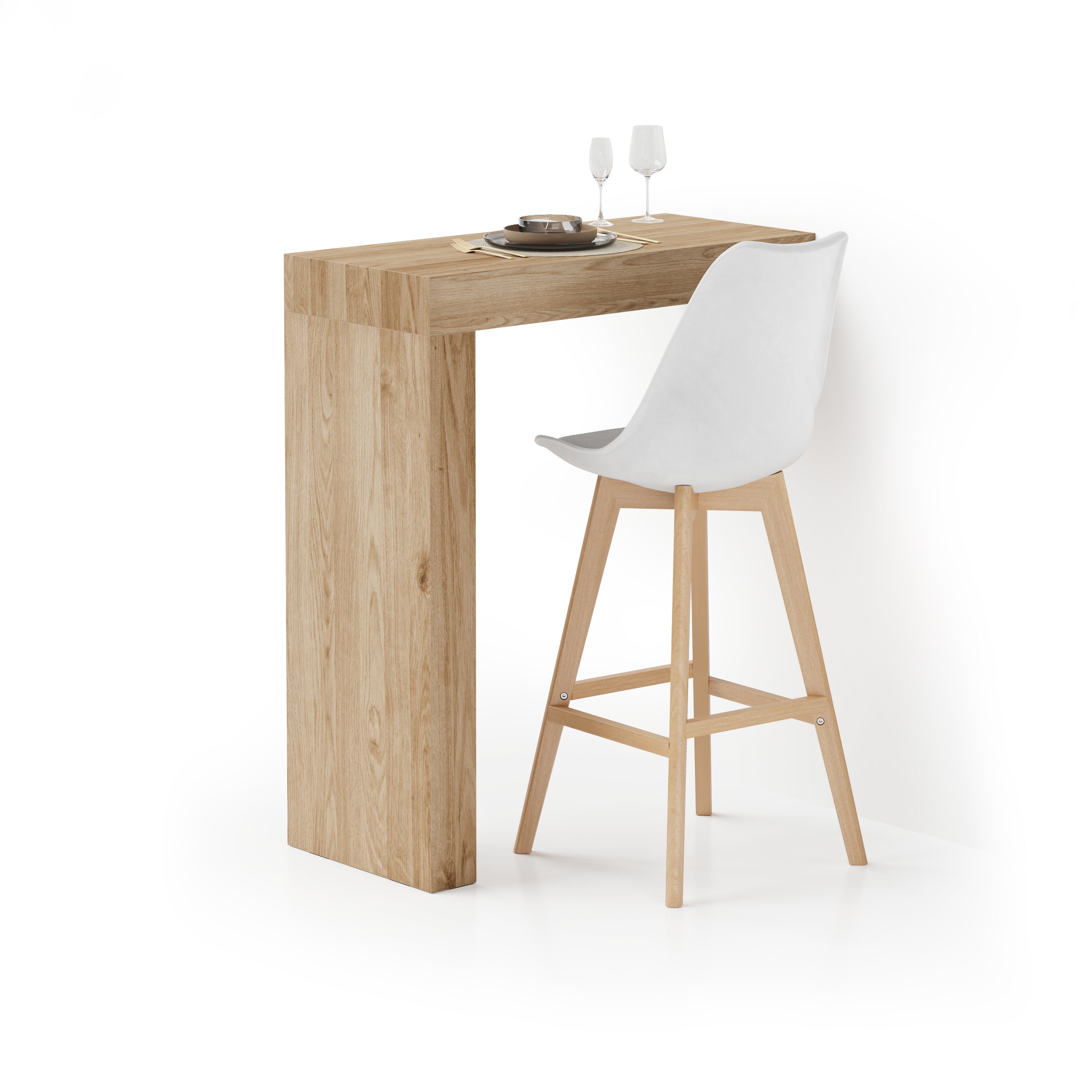 Penisola Evolution 90x40, Rovere Naturale - Immagine principale