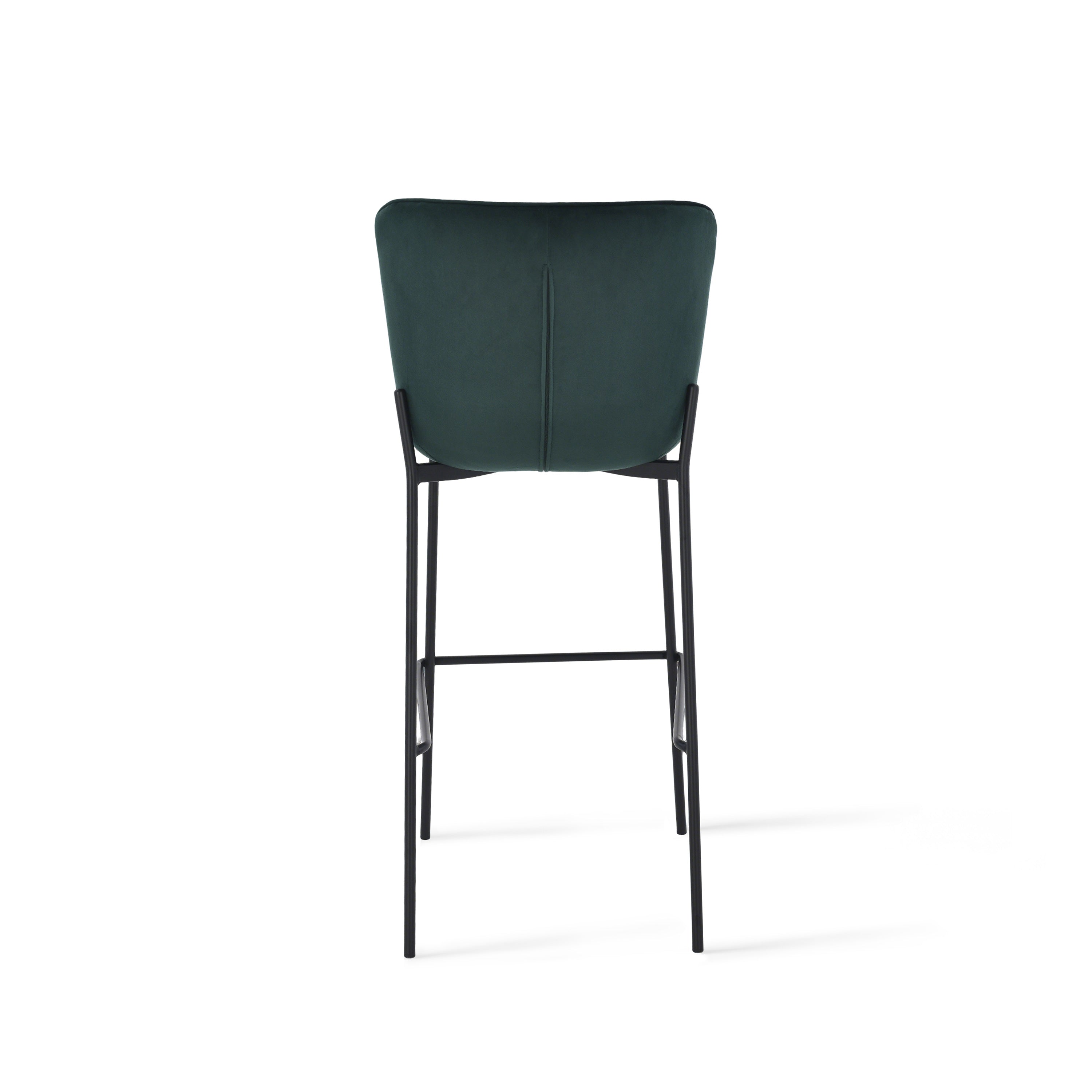 Banquetas de veludo Ambra, Conjunto de 2, Verde Esmeralda - Imagem de detalhe 8