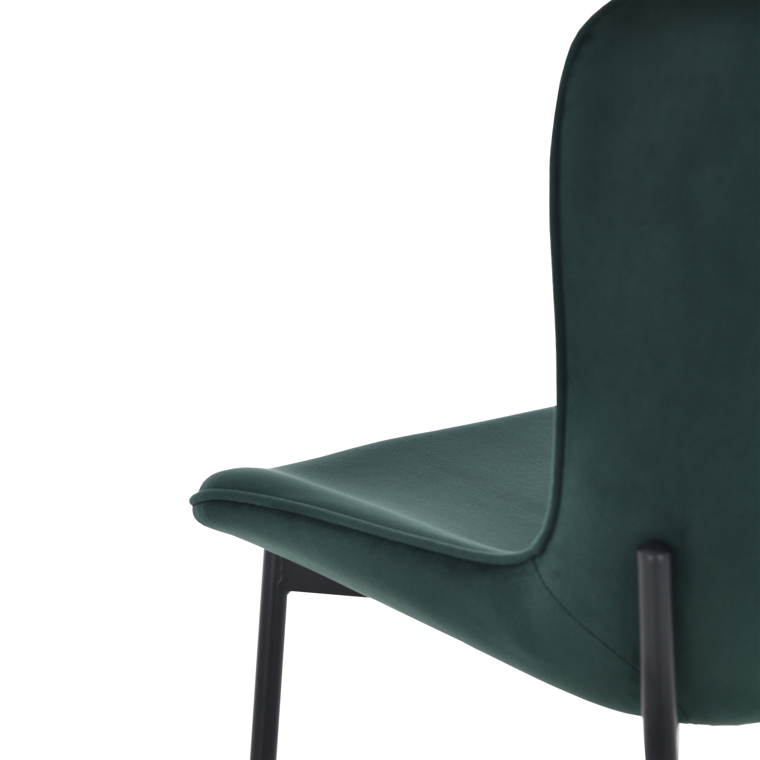 Banquetas de veludo Ambra, Conjunto de 2, Verde Esmeralda - Imagem de detalhe 7