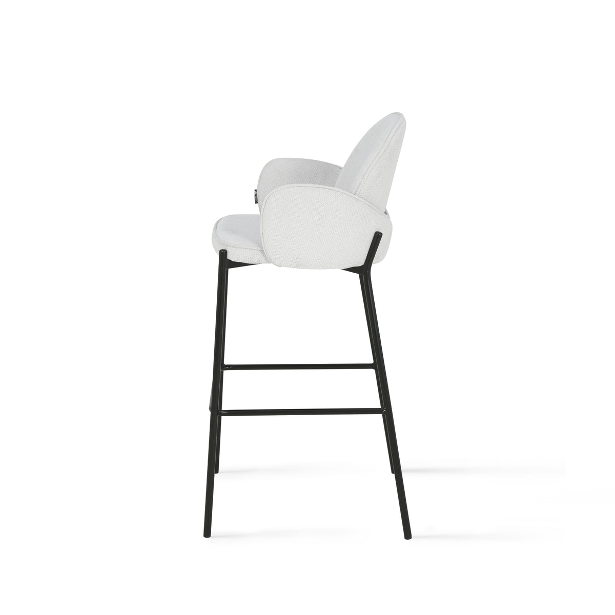 Agata stoffen Krukken, Set van 2, IJswit - Detailafbeelding 5