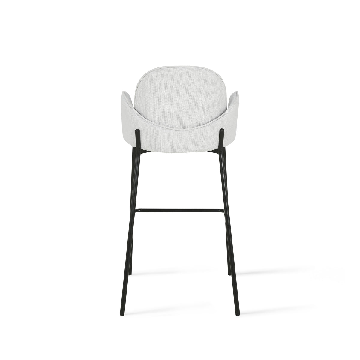 Agata stoffen Krukken, Set van 2, IJswit - Detailafbeelding 2