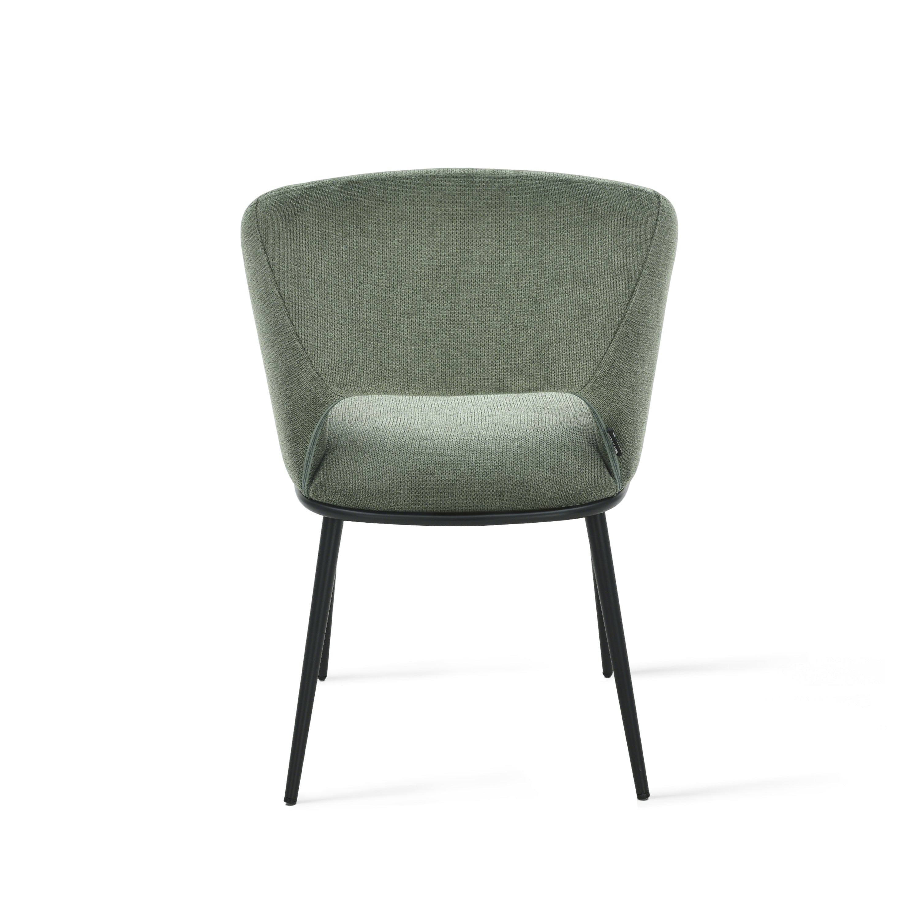 Alice Fabric Chairs, Set of 2, Forest Green - Detail image 6