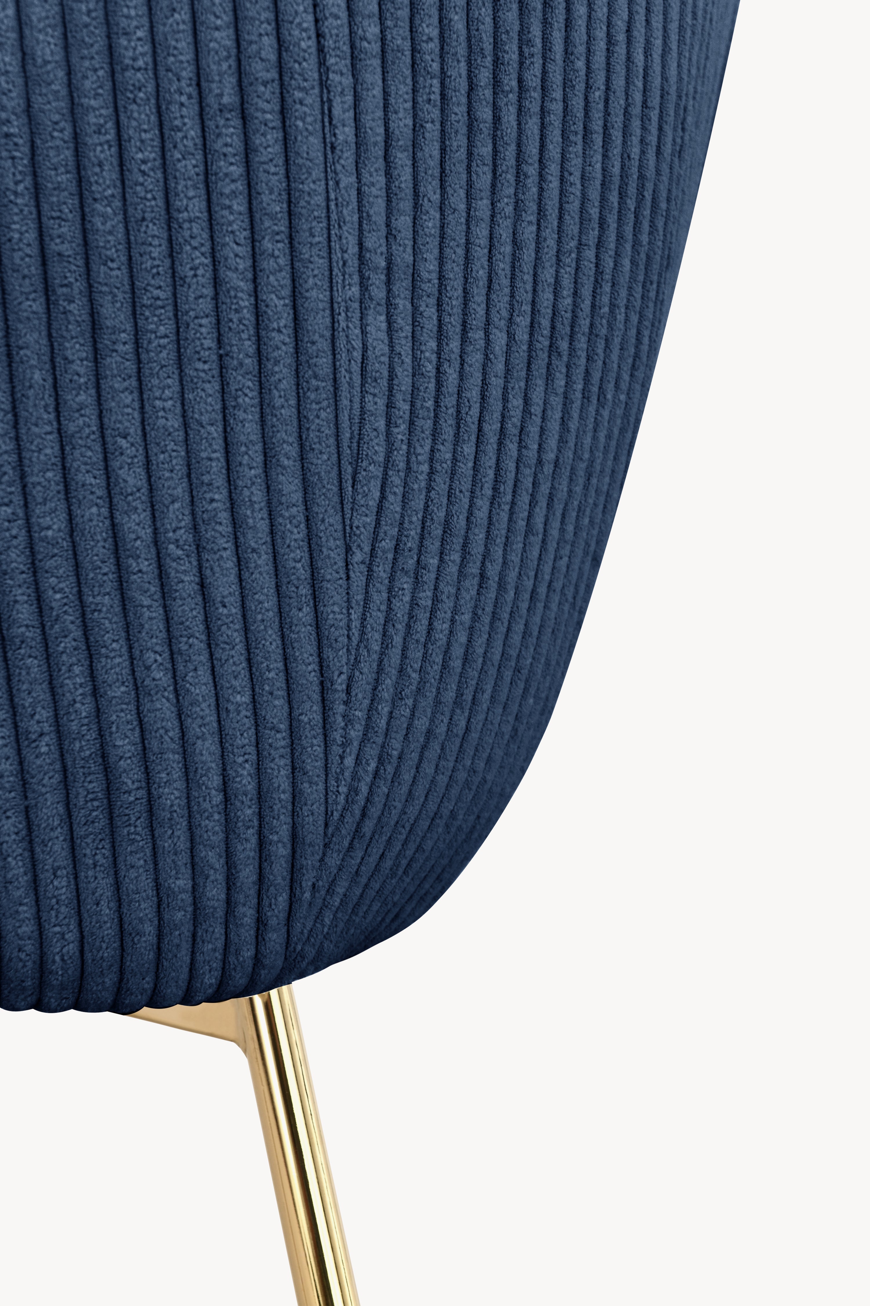 Stühle aus Stoff Beatrice, 2er-Set, Blau - Detailbild 15