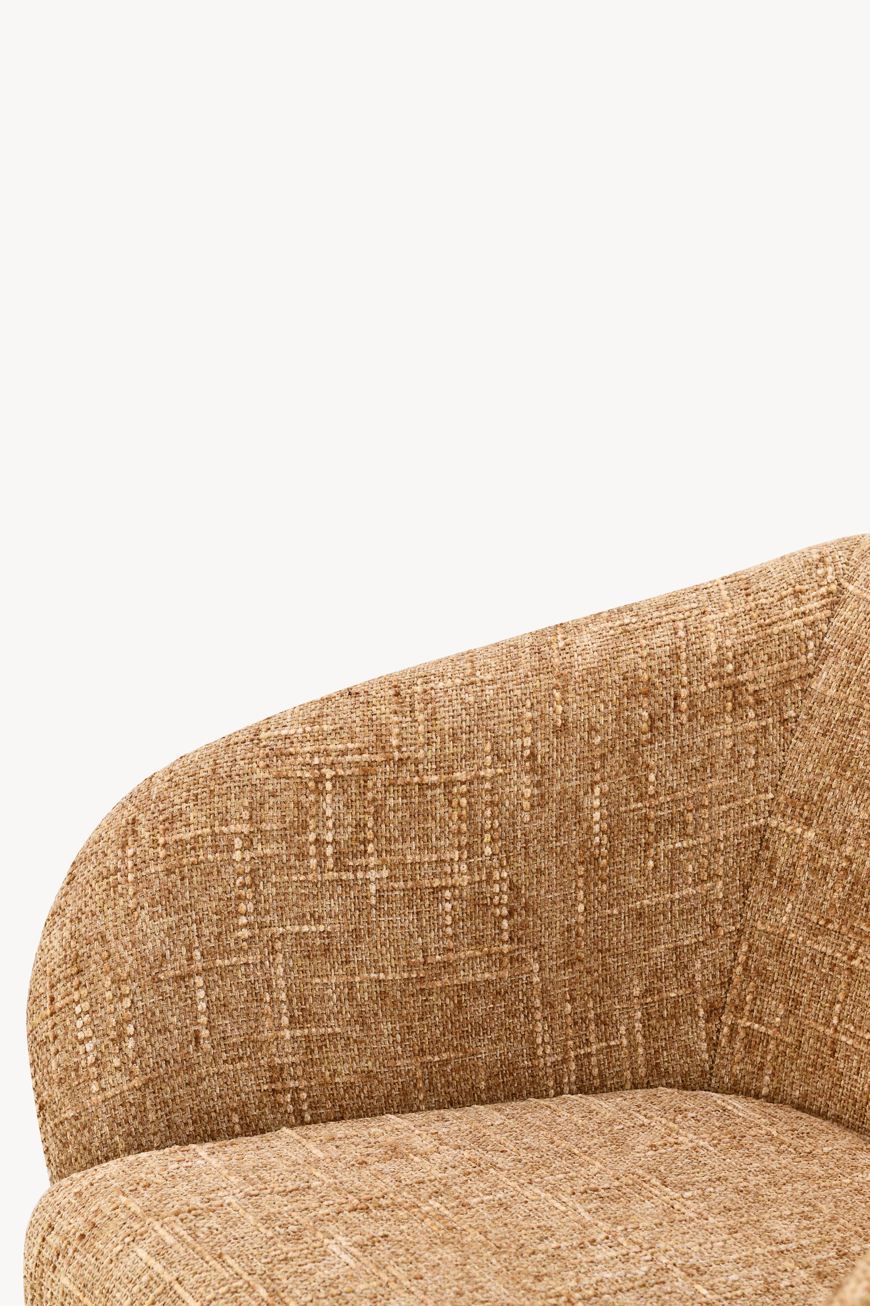 Fauteuil en tissu Davide, Orange - Image de détail 12