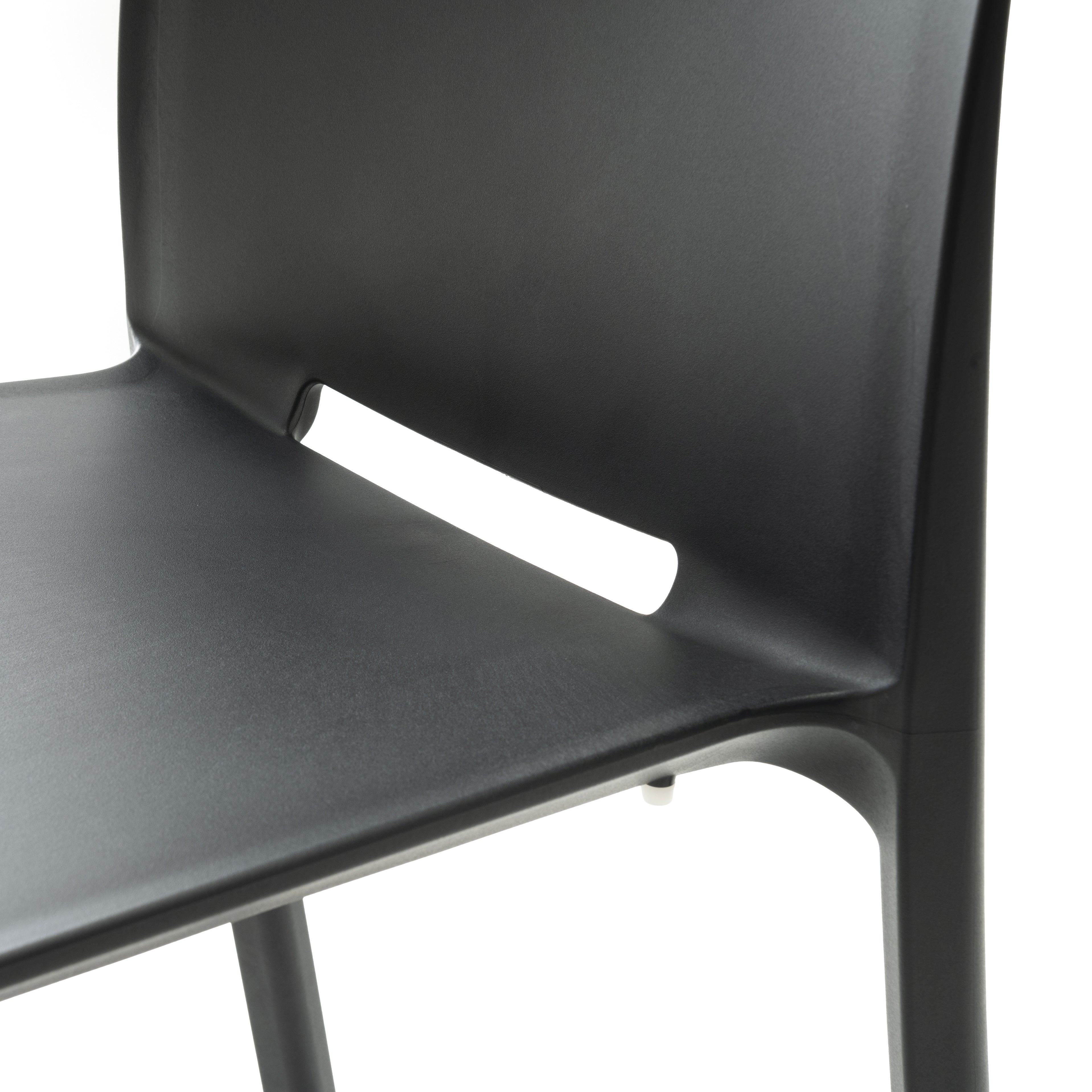 Emma stoler, sett med 4, svart - Detaljbilde 6