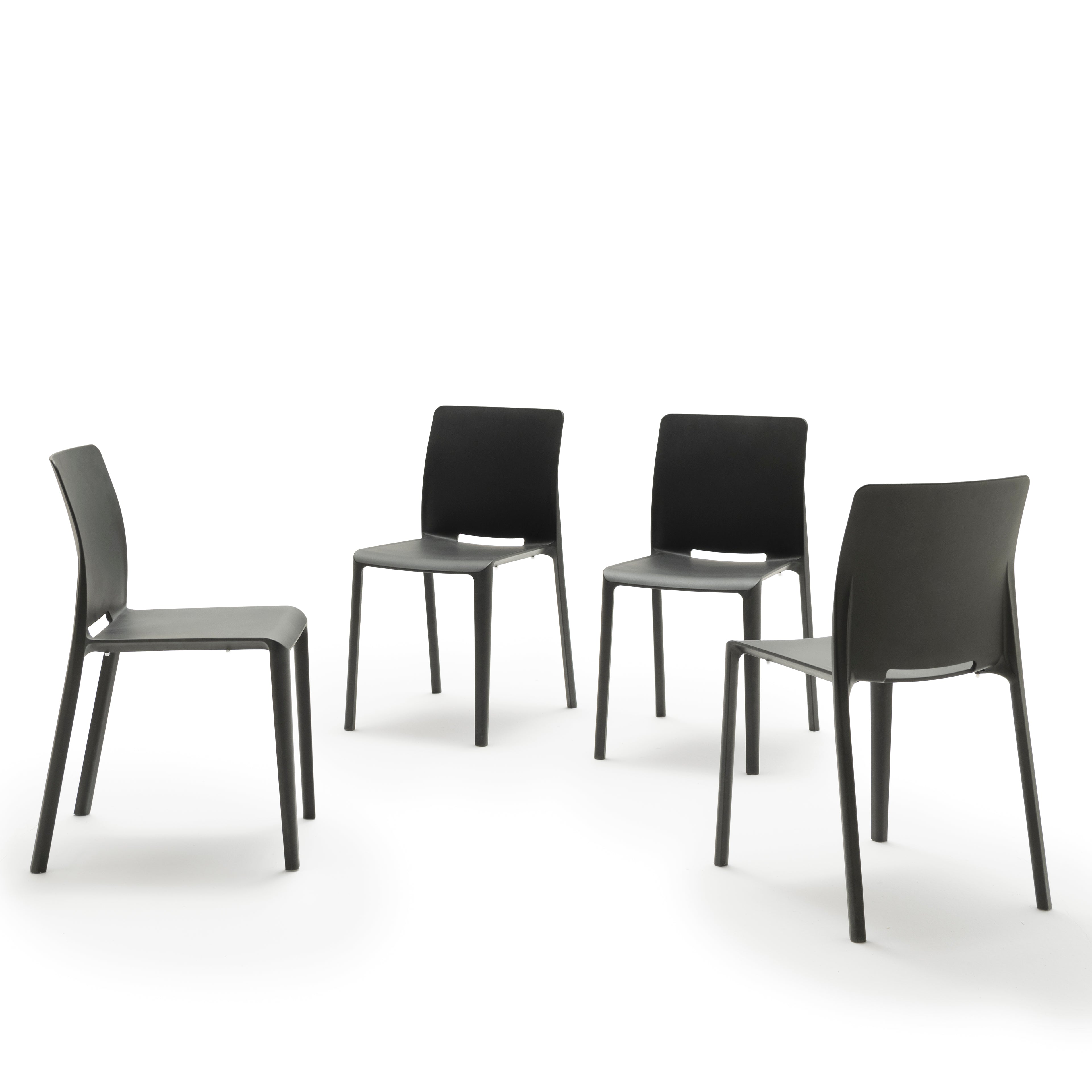 Emma stoler, sett med 4, svart - Detaljbilde 8