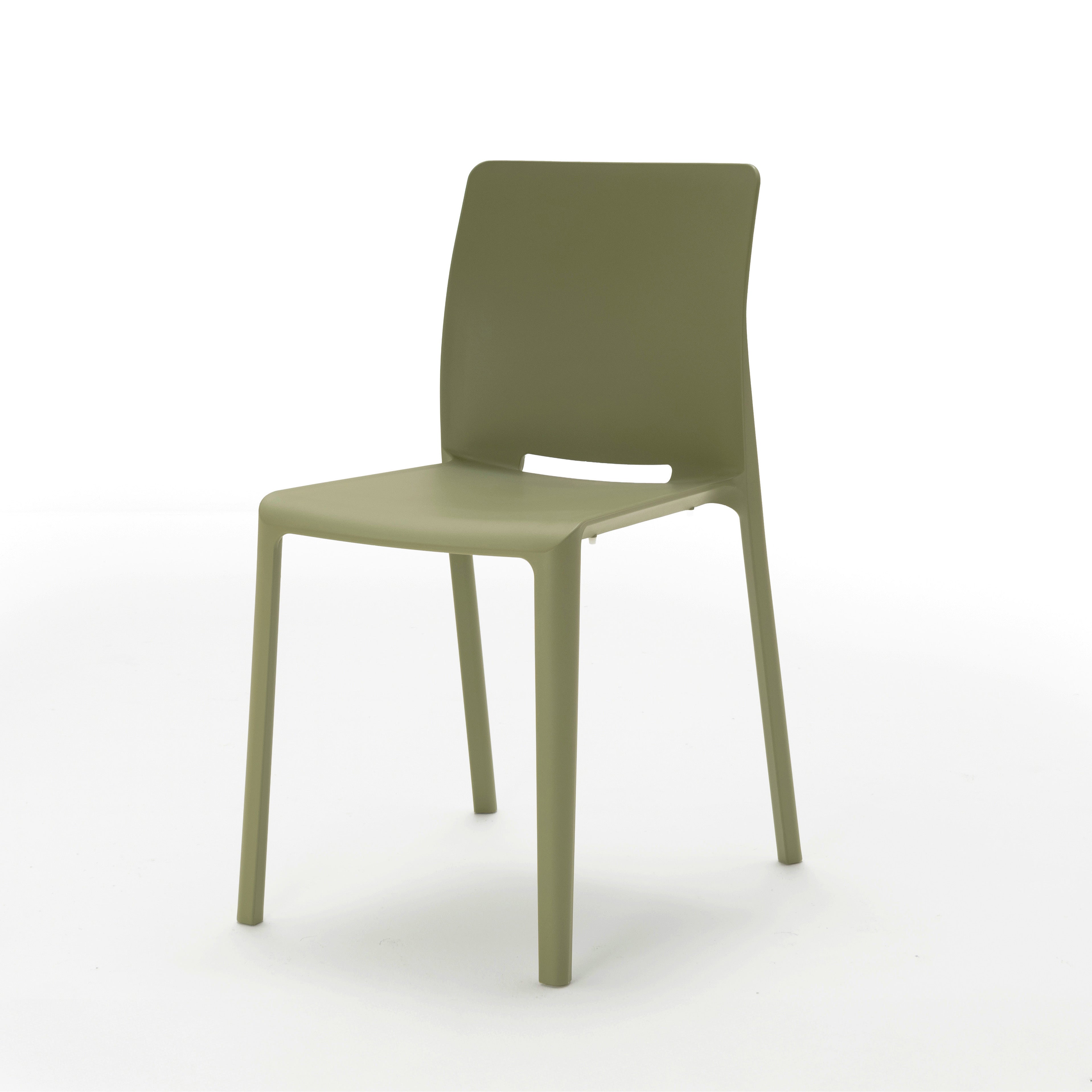 Sedie Emma, Set da 4, Verde Oliva