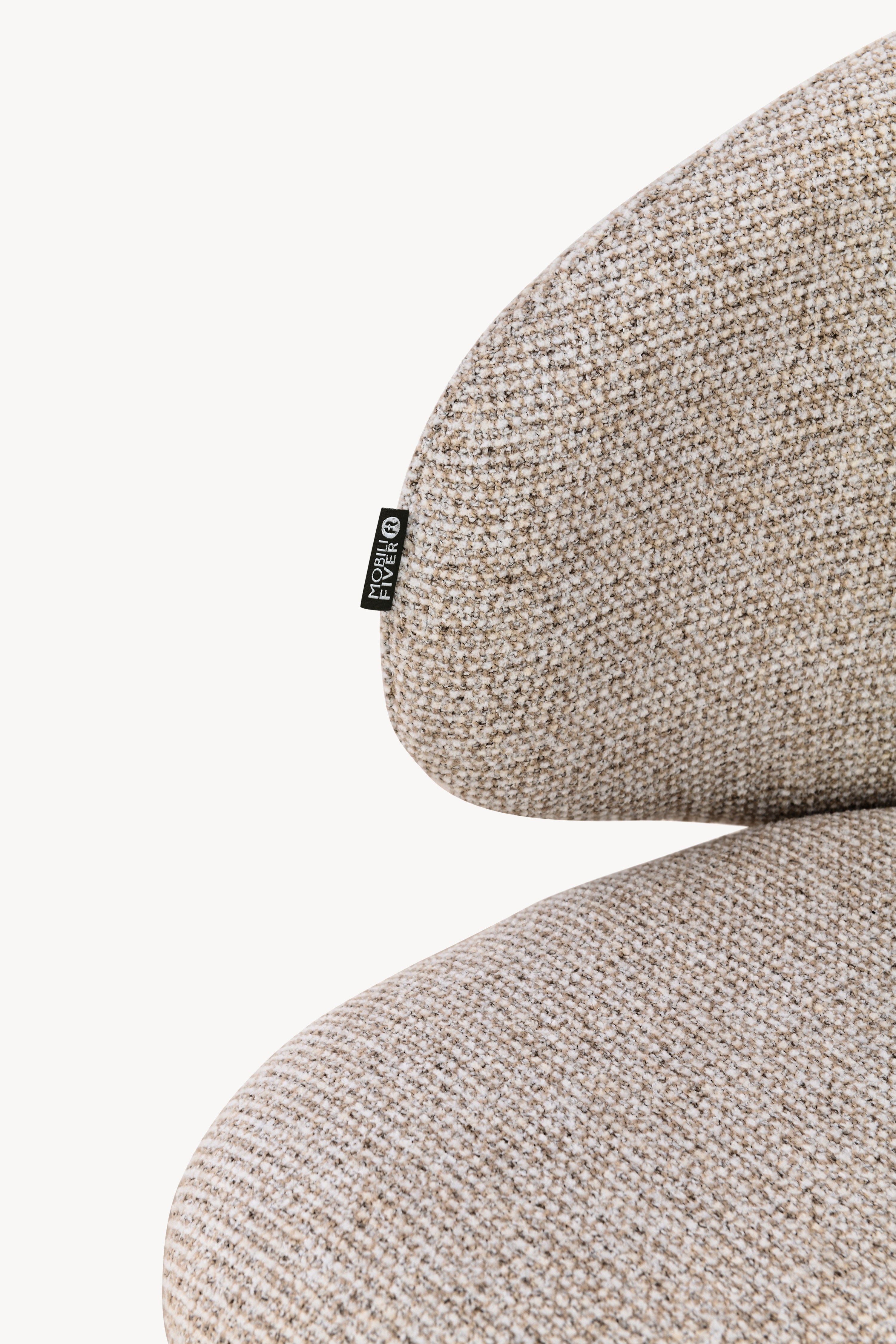 Stühle aus Stoff Federica, 2er-Set, Beige - Detailbild 6