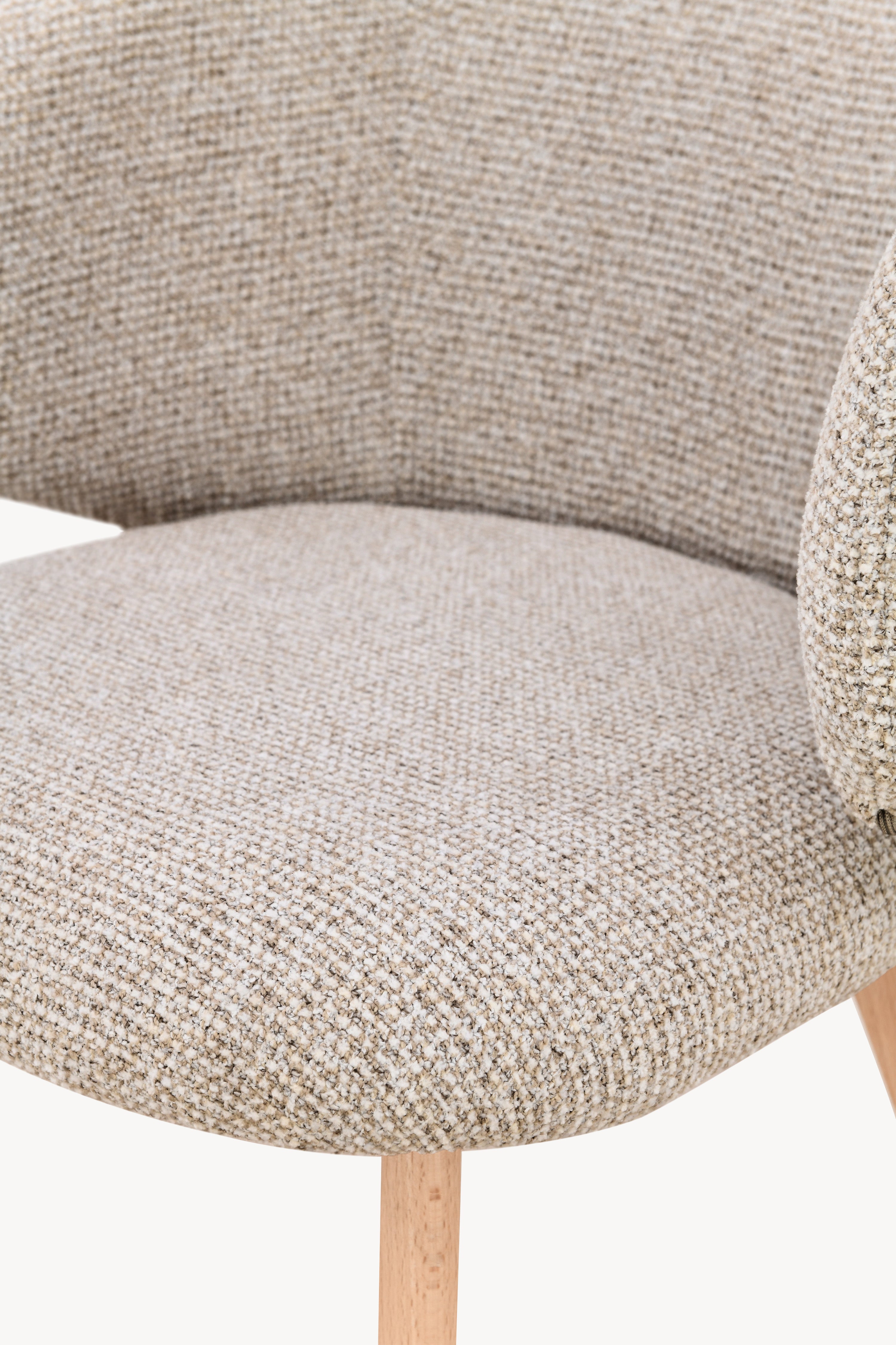 Federica Fabric Chairs, Set of 2, Beige - Detail image 9