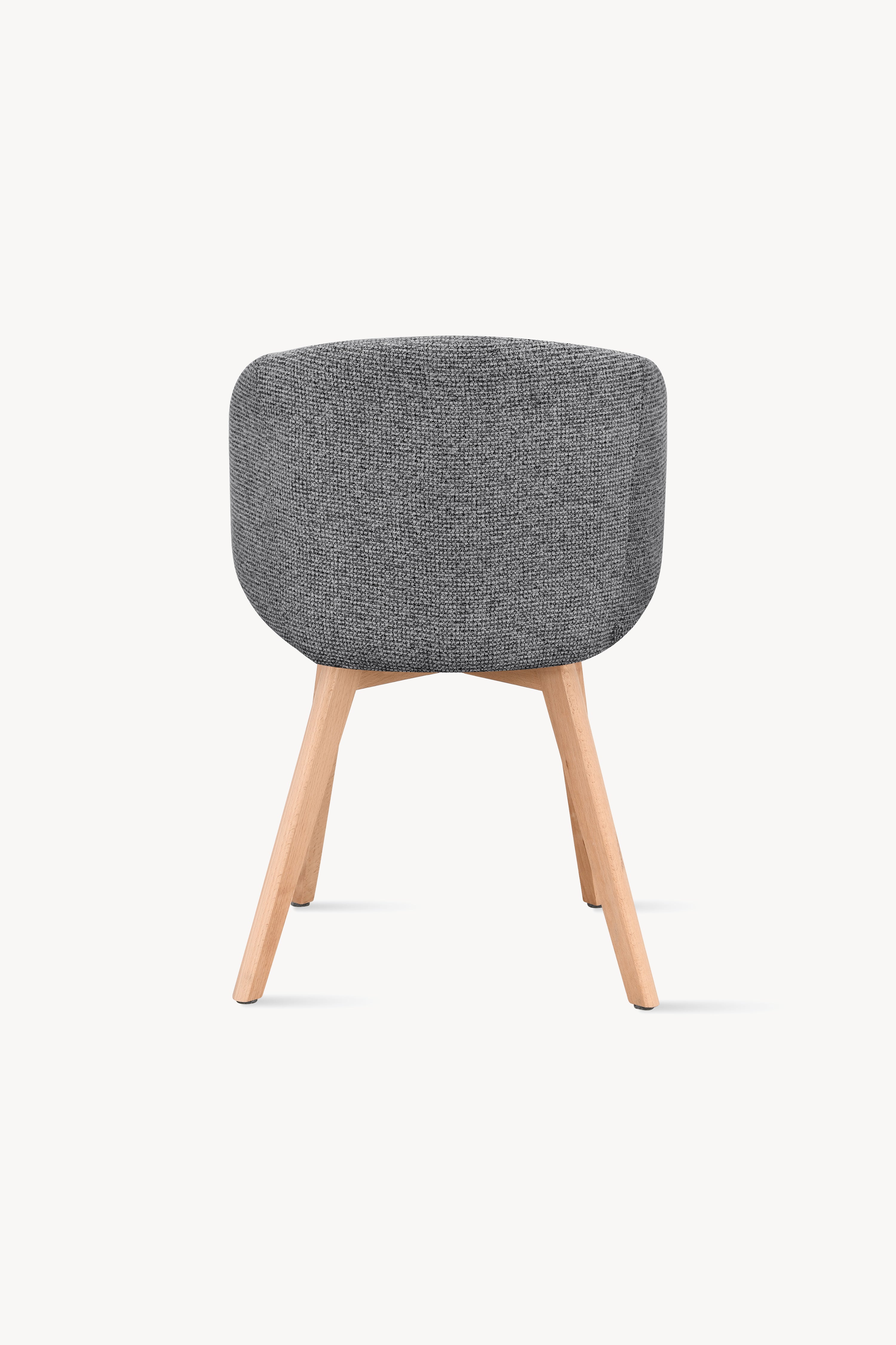 Chaises en tissu Federica, Lot de 2, Gris Foncé - Image de détail 8