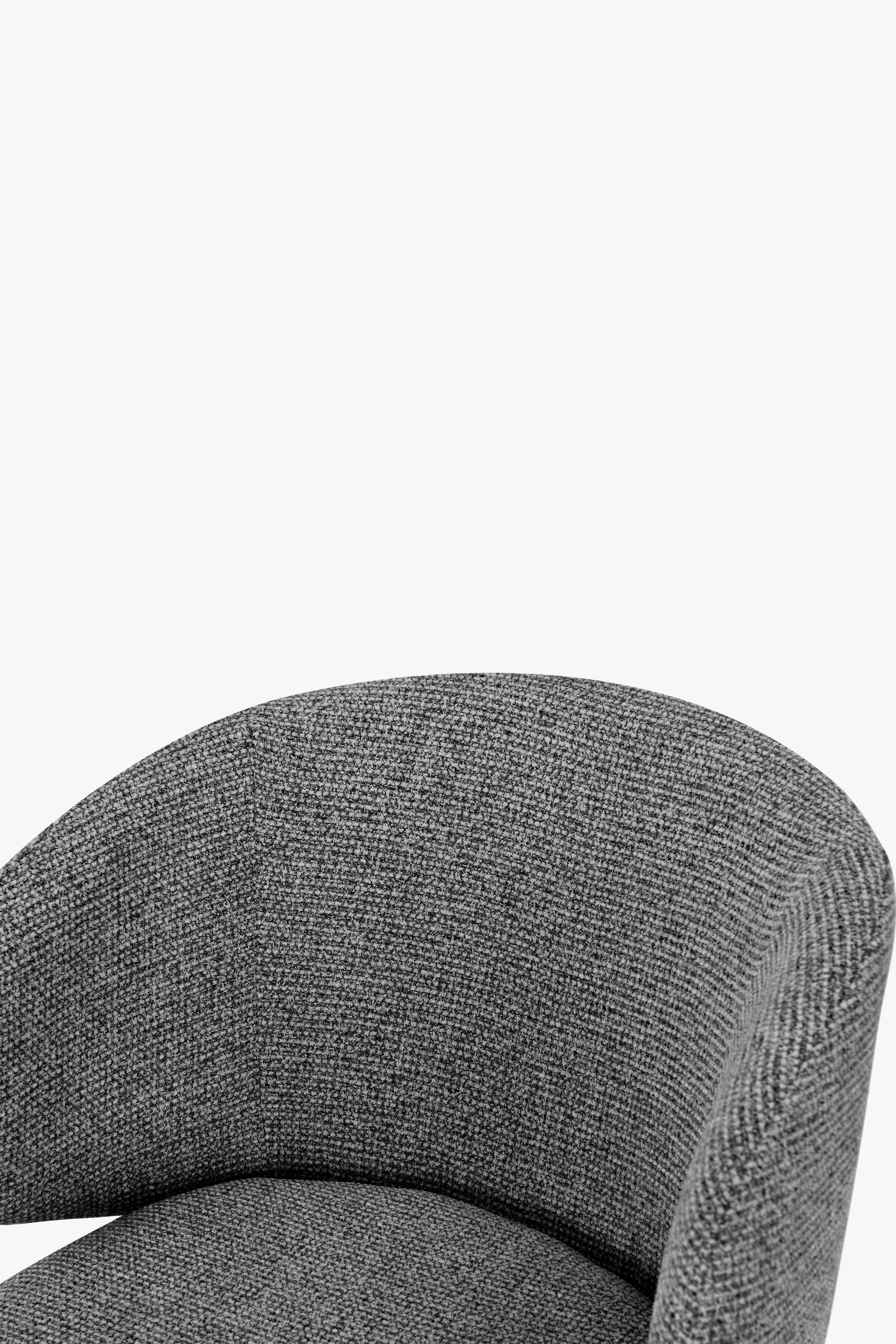 Chaises en tissu Federica, Lot de 2, Gris Foncé - Image de détail 14