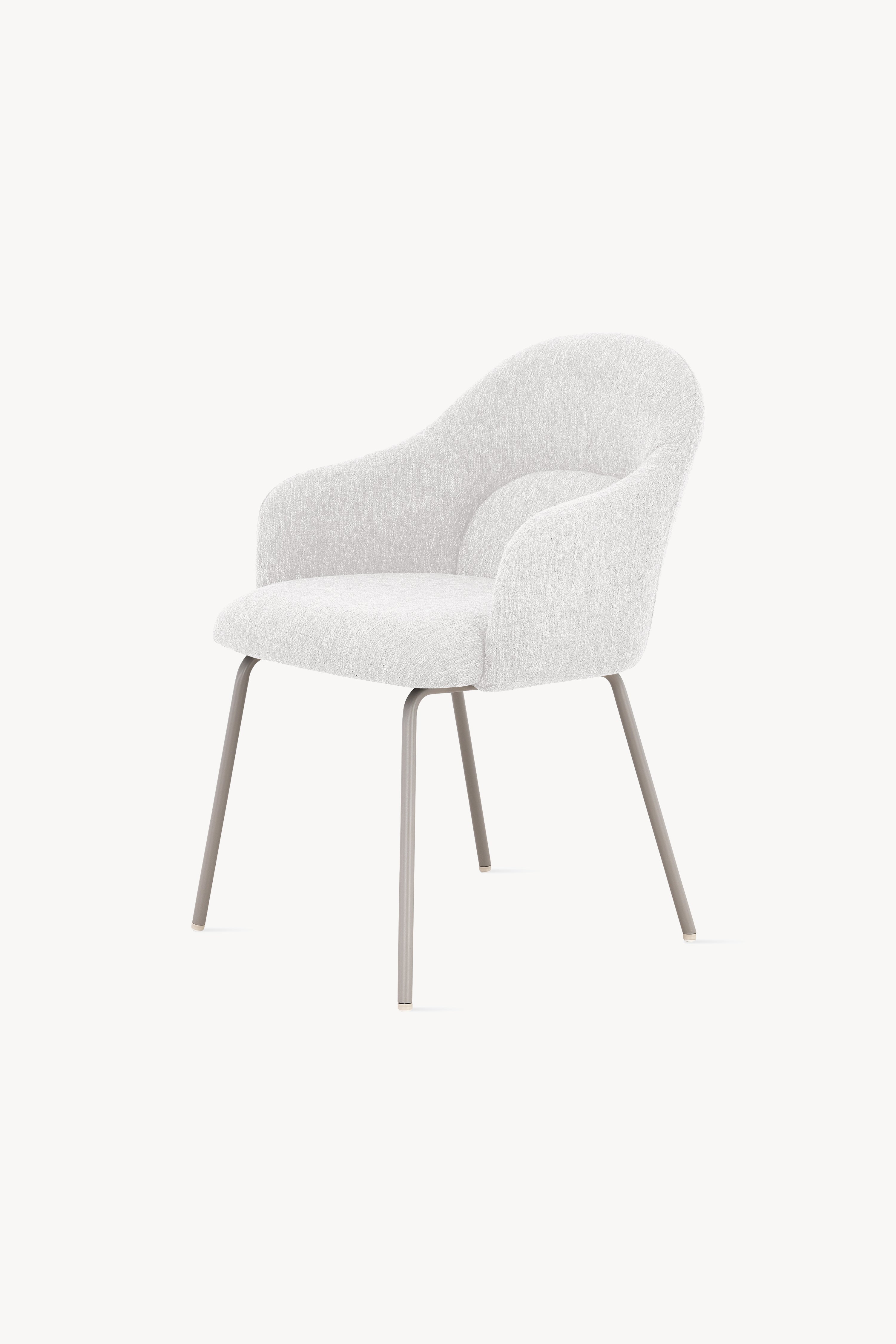 Stühle aus Stoff Giulia, 2er-Set, Weiß - Detailbild 4