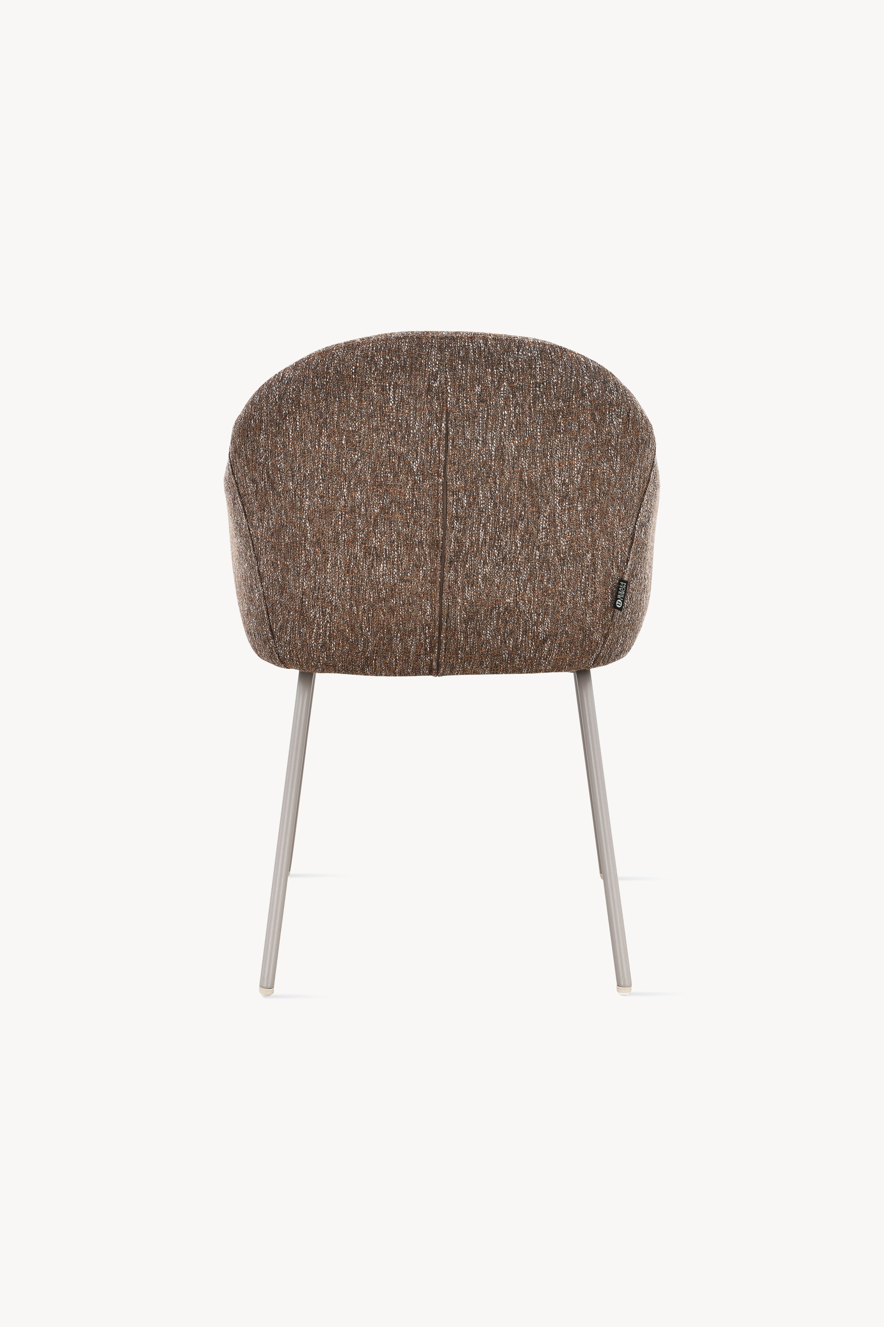 Stühle aus Stoff Giulia, 2er-Set, Braun - Detailbild 6