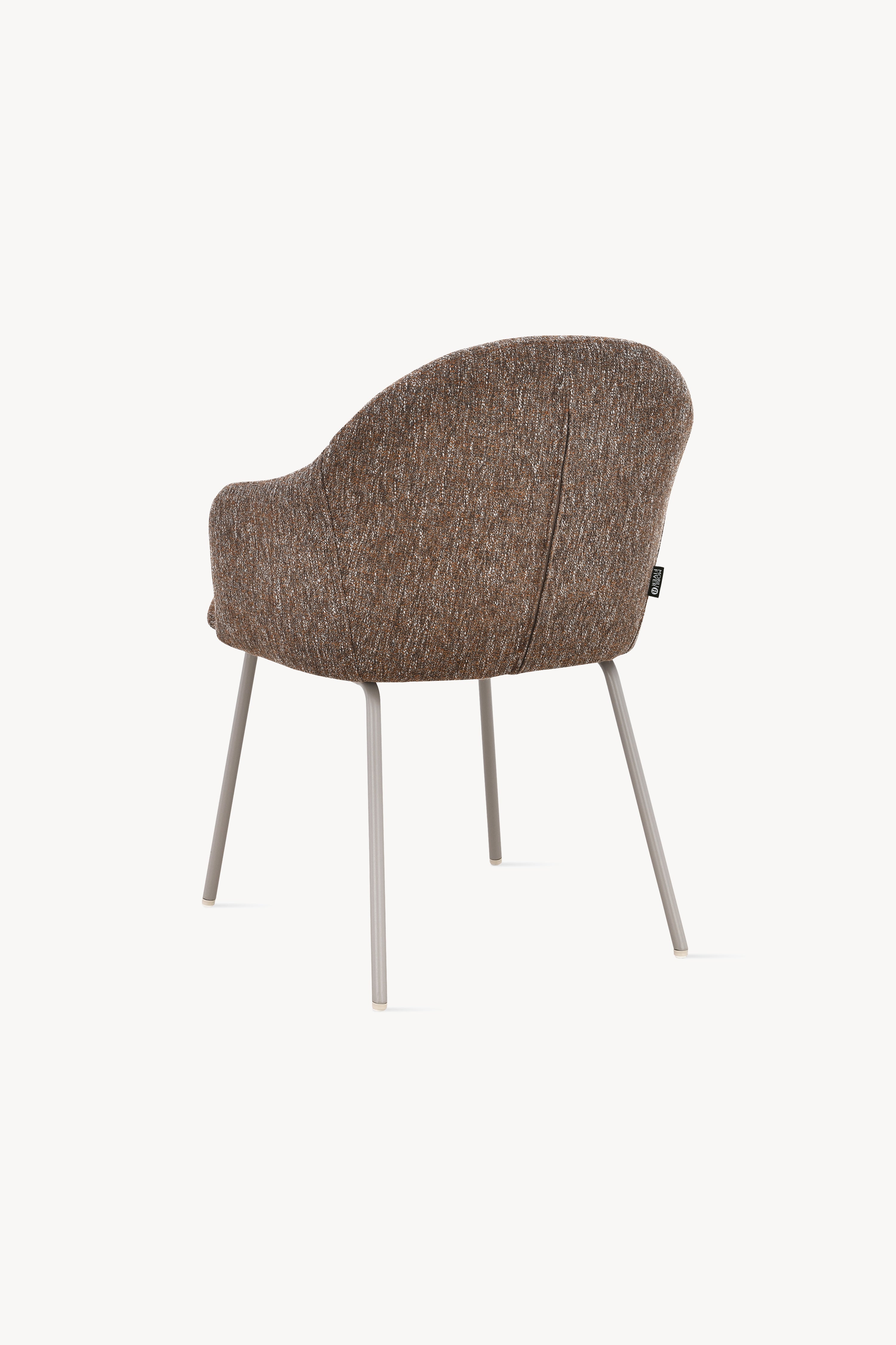 Stühle aus Stoff Giulia, 2er-Set, Braun - Detailbild 8