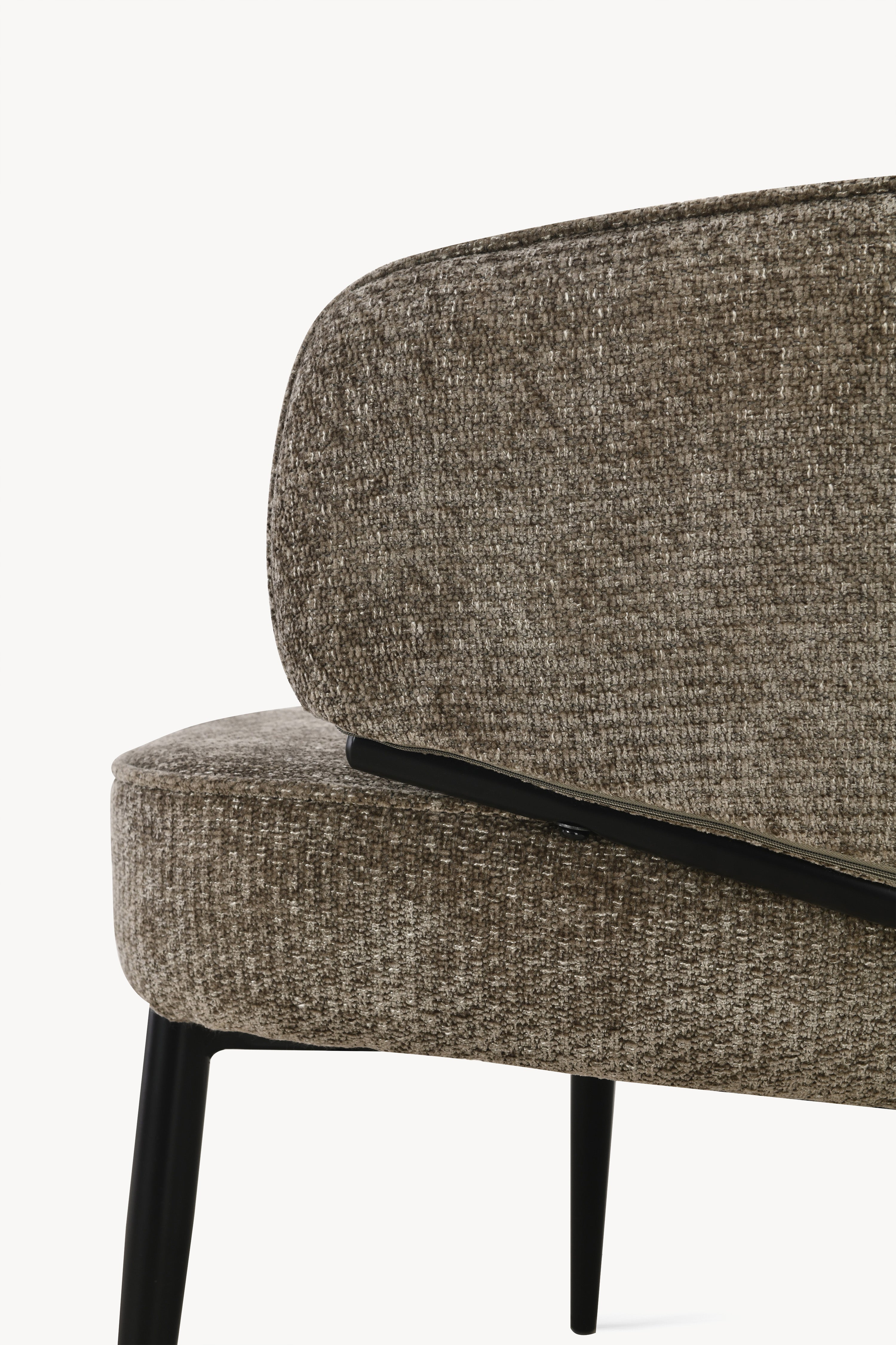 Sessel aus Stoff Marco, Dunkelgrau - Detailbild 7