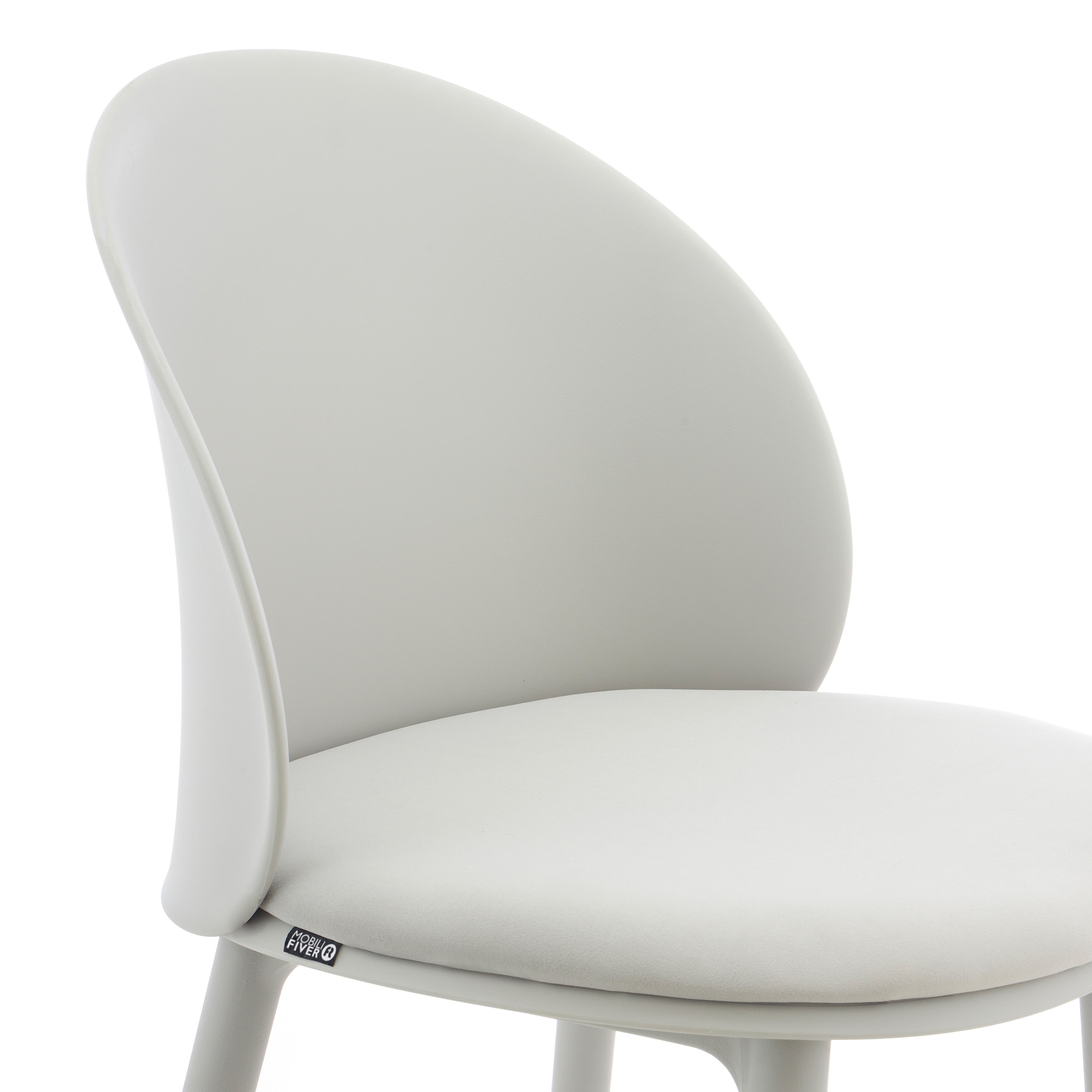 Sedie Melissa, set da 4, Grigio - Immagine dettaglio 5