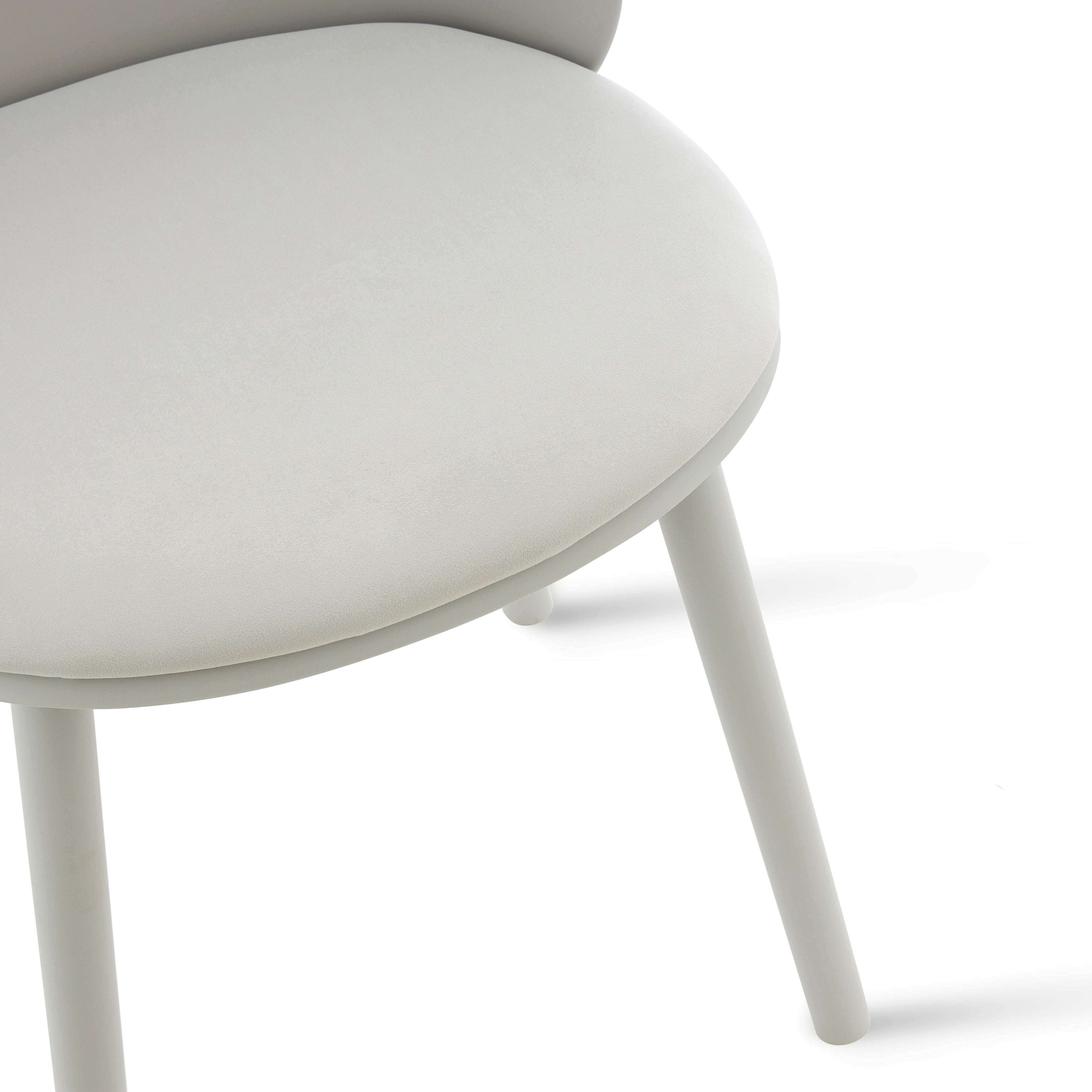 Sedie Melissa, set da 4, Grigio - Immagine dettaglio 7
