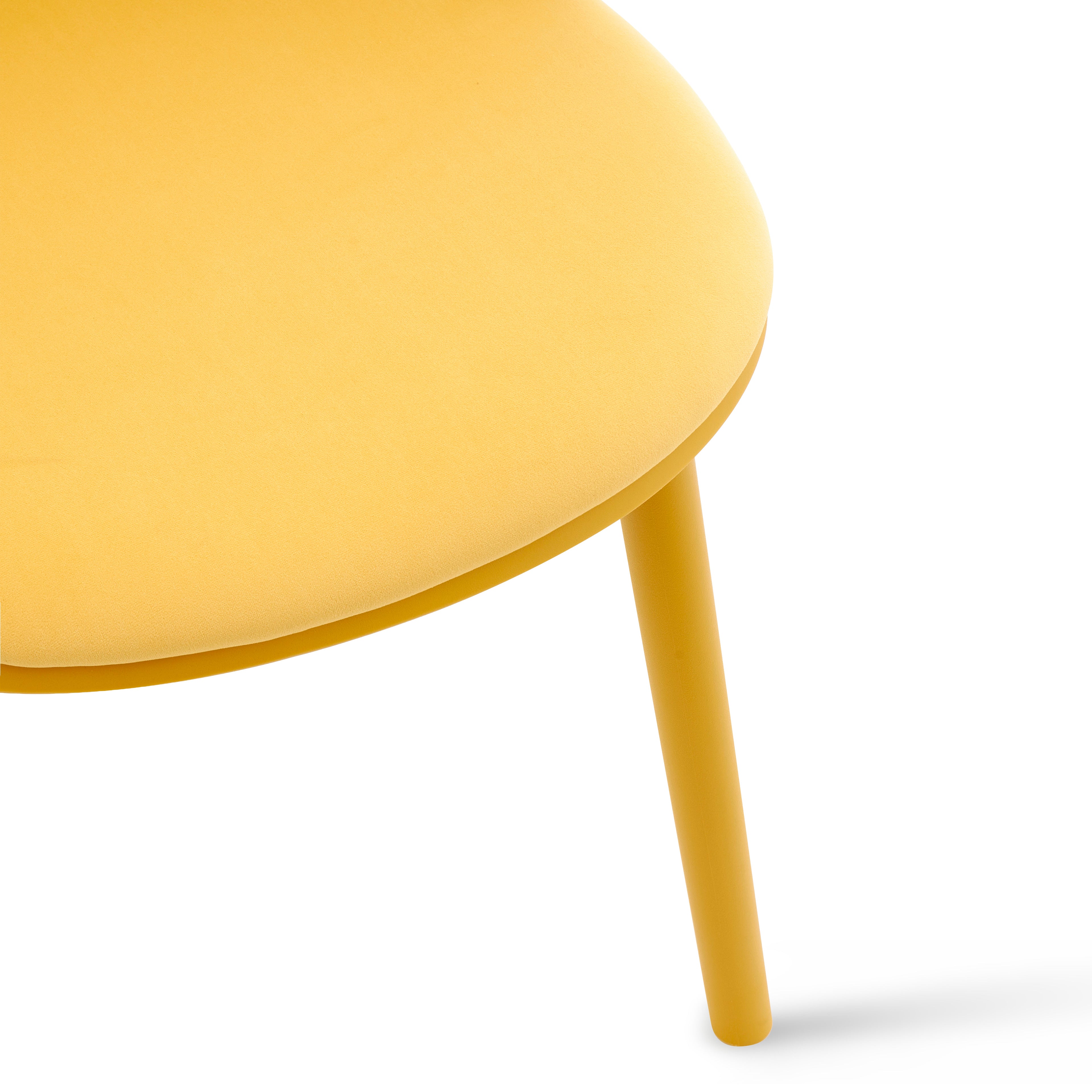 Melissa stoelen, set van 4, Mosterdgeel - Detail image 7