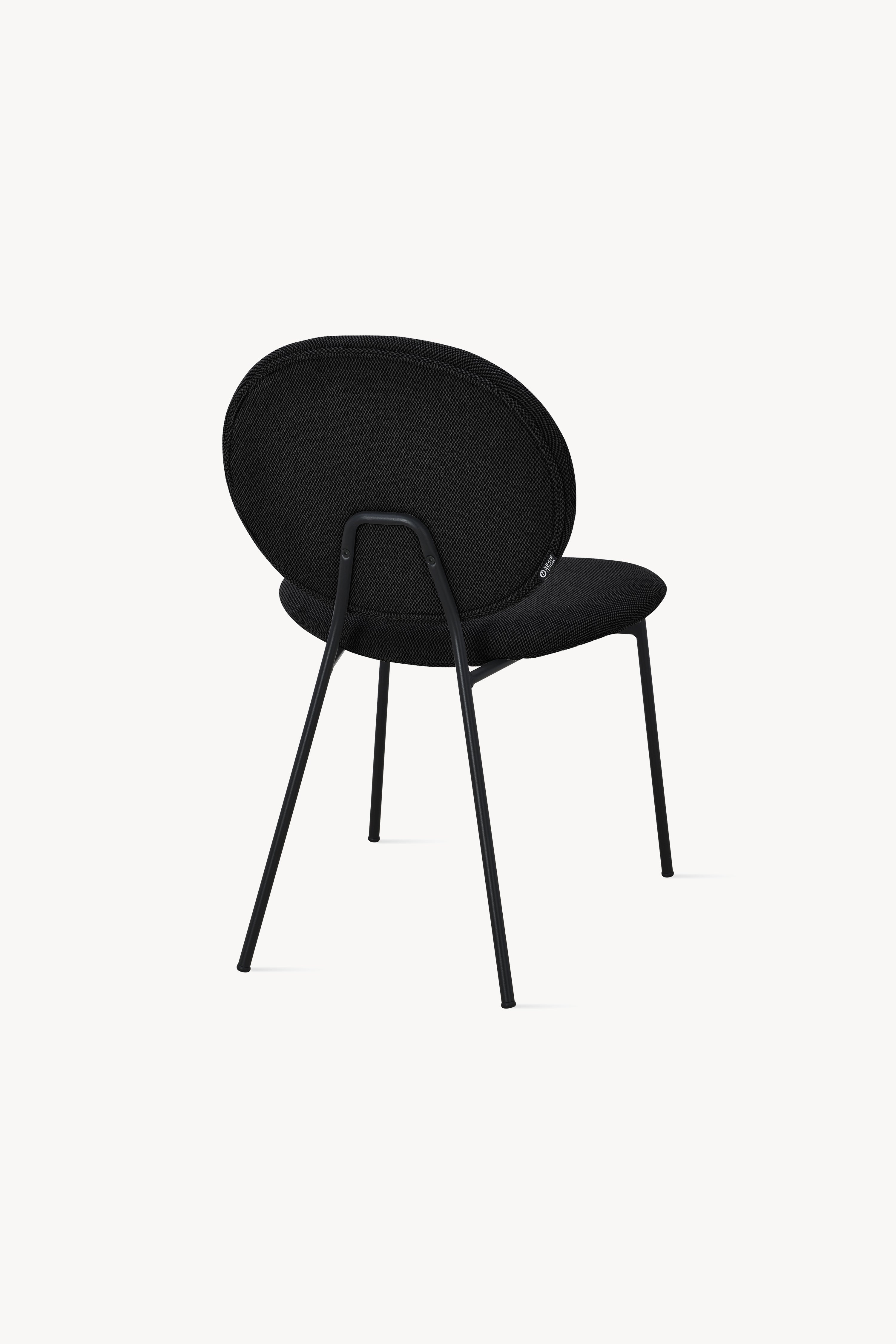 Sedie in tessuto Pietro, Set da 2, Grigio Scuro - Immagine dettaglio 7