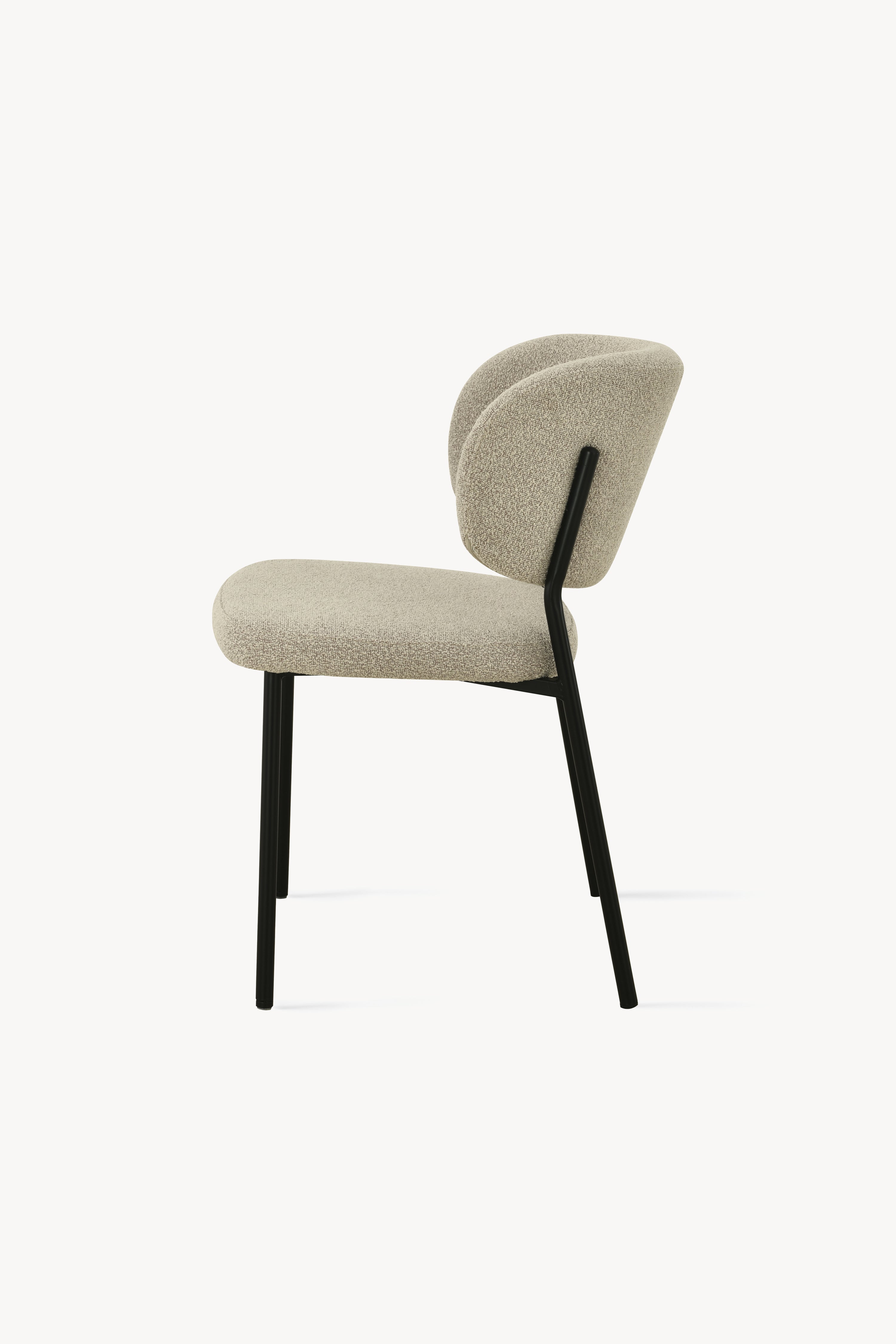 Sedie in tessuto Silvia, Set da 2, Beige - Immagine dettaglio 14