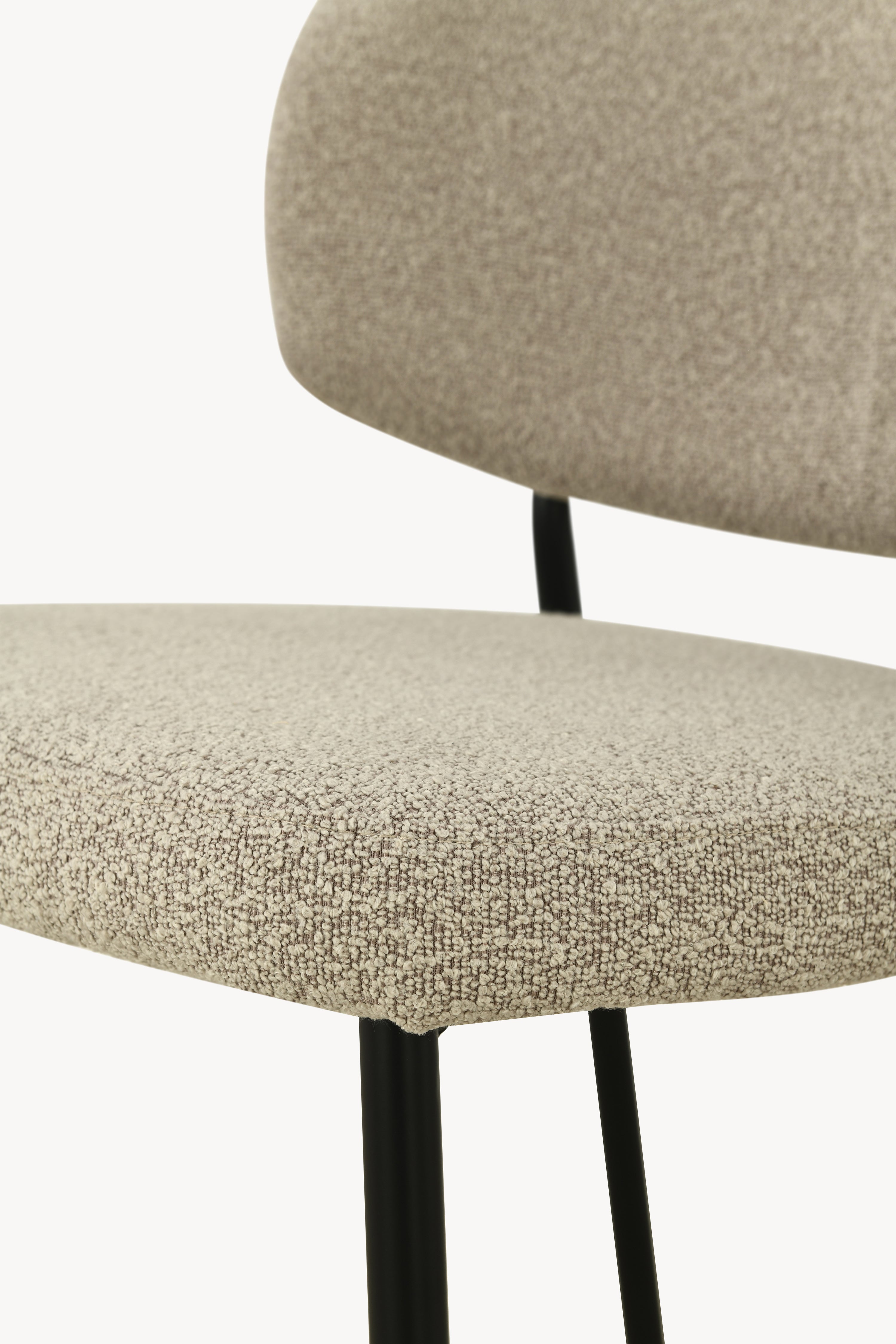 Sedie in tessuto Silvia, Set da 2, Beige - Immagine dettaglio 6