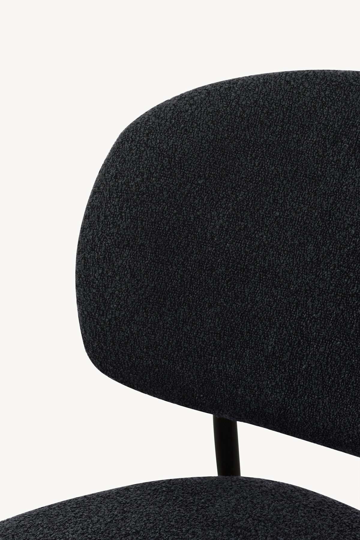 Chaises en tissu Silvia, Lot de 2, Gris Foncé - Image de détail 11