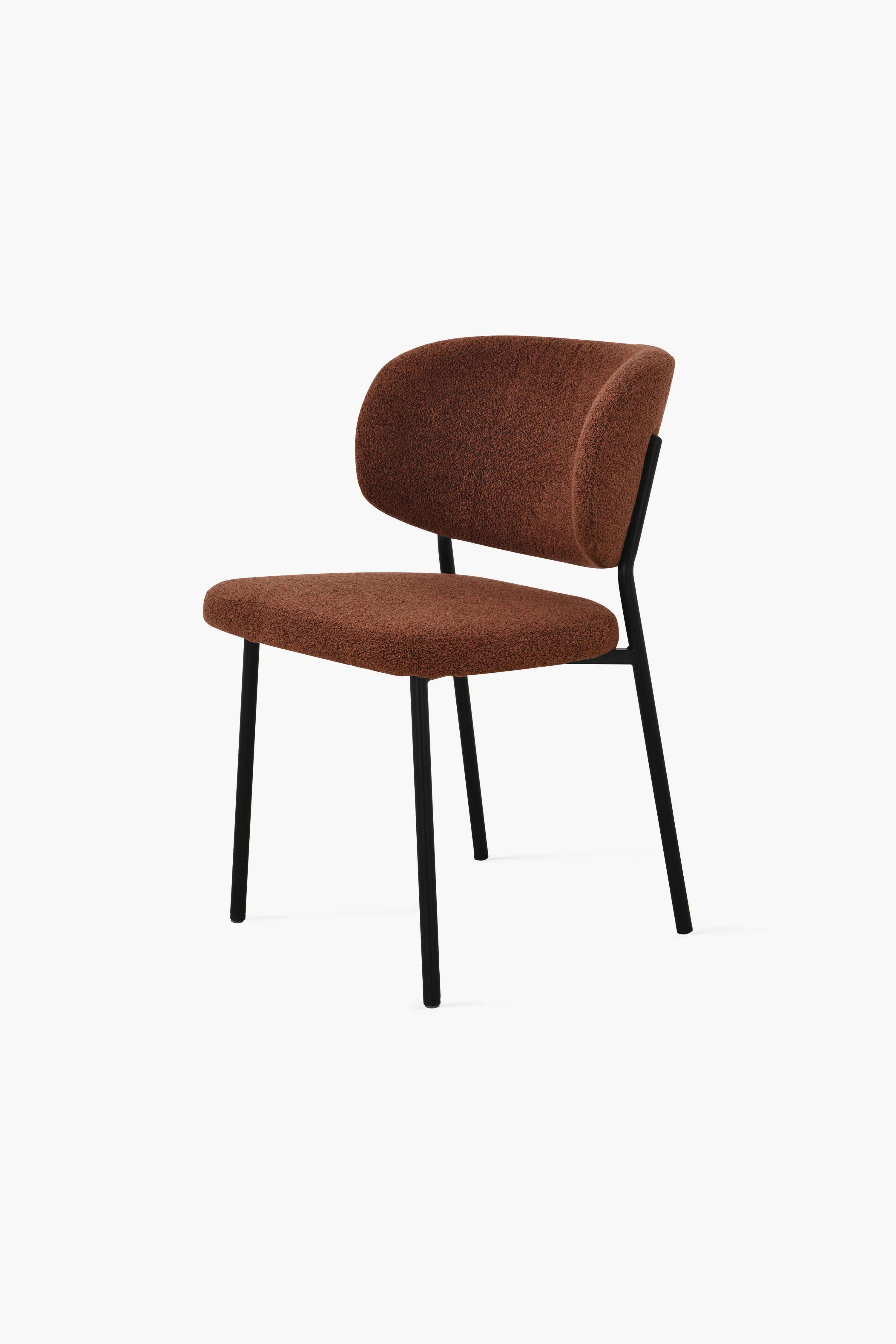 Sedie in tessuto Silvia, Set da 2, Rosso Mattone - Immagine dettaglio 10