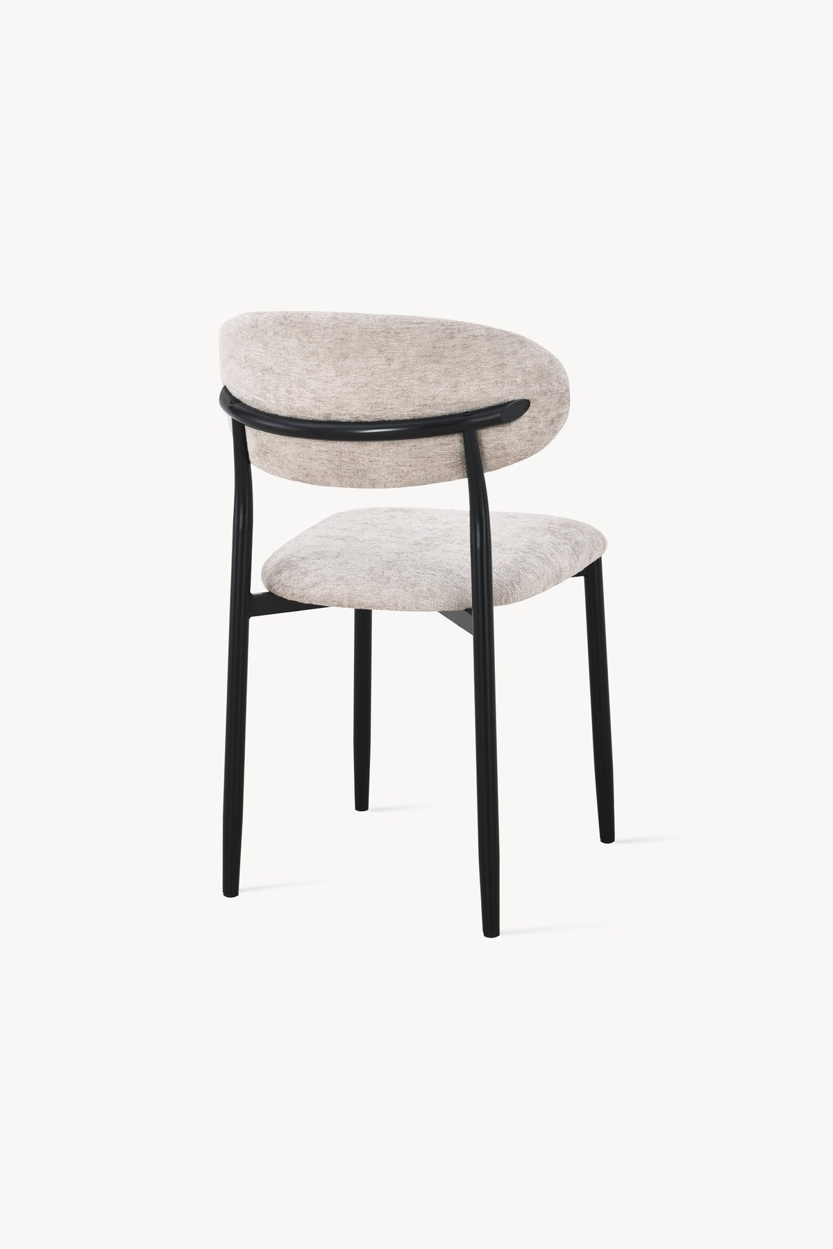 Sofia stoelen van stof, Set van 2, Beige - Detailafbeelding 9