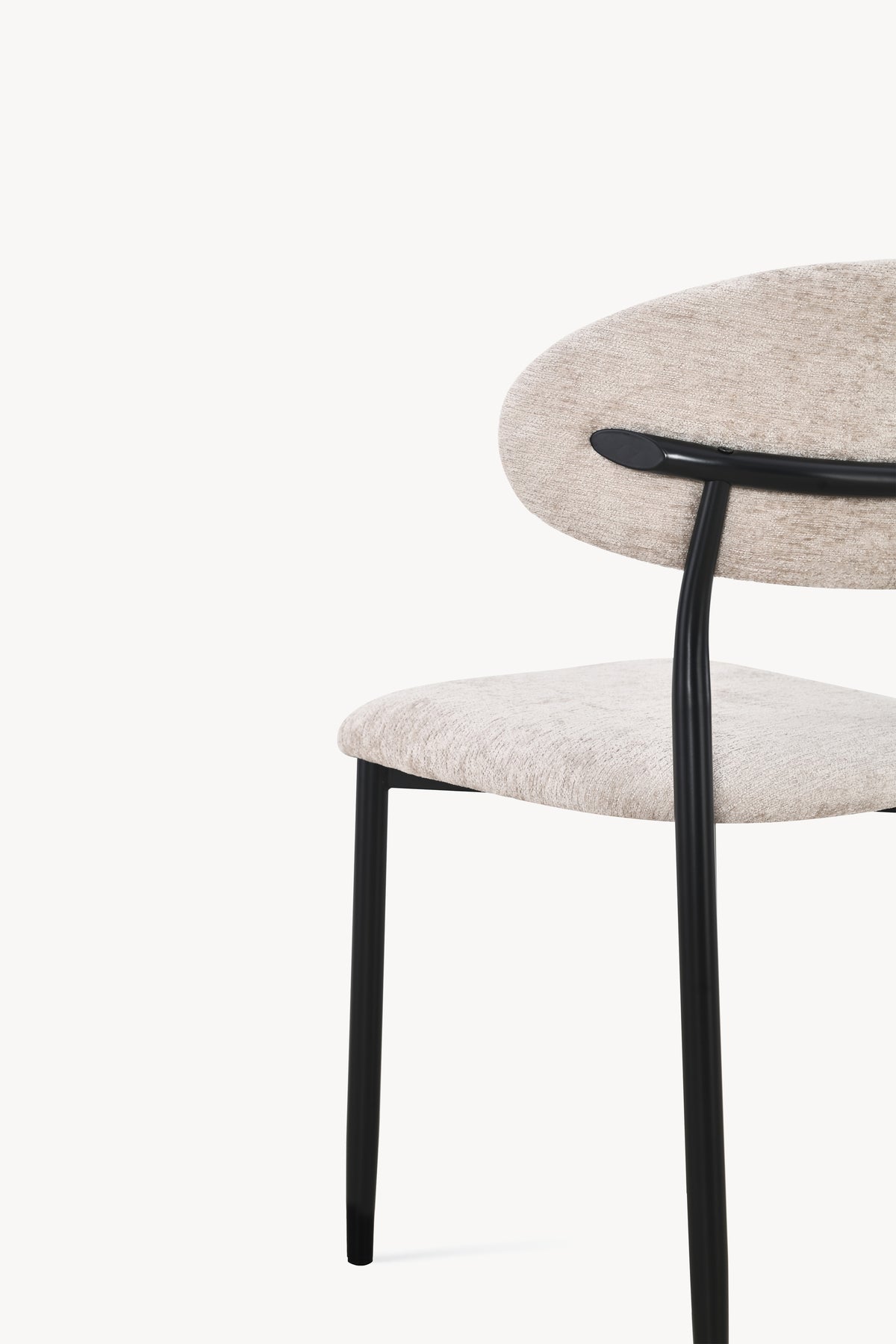 Sofia stoelen van stof, Set van 2, Beige - Detailafbeelding 12