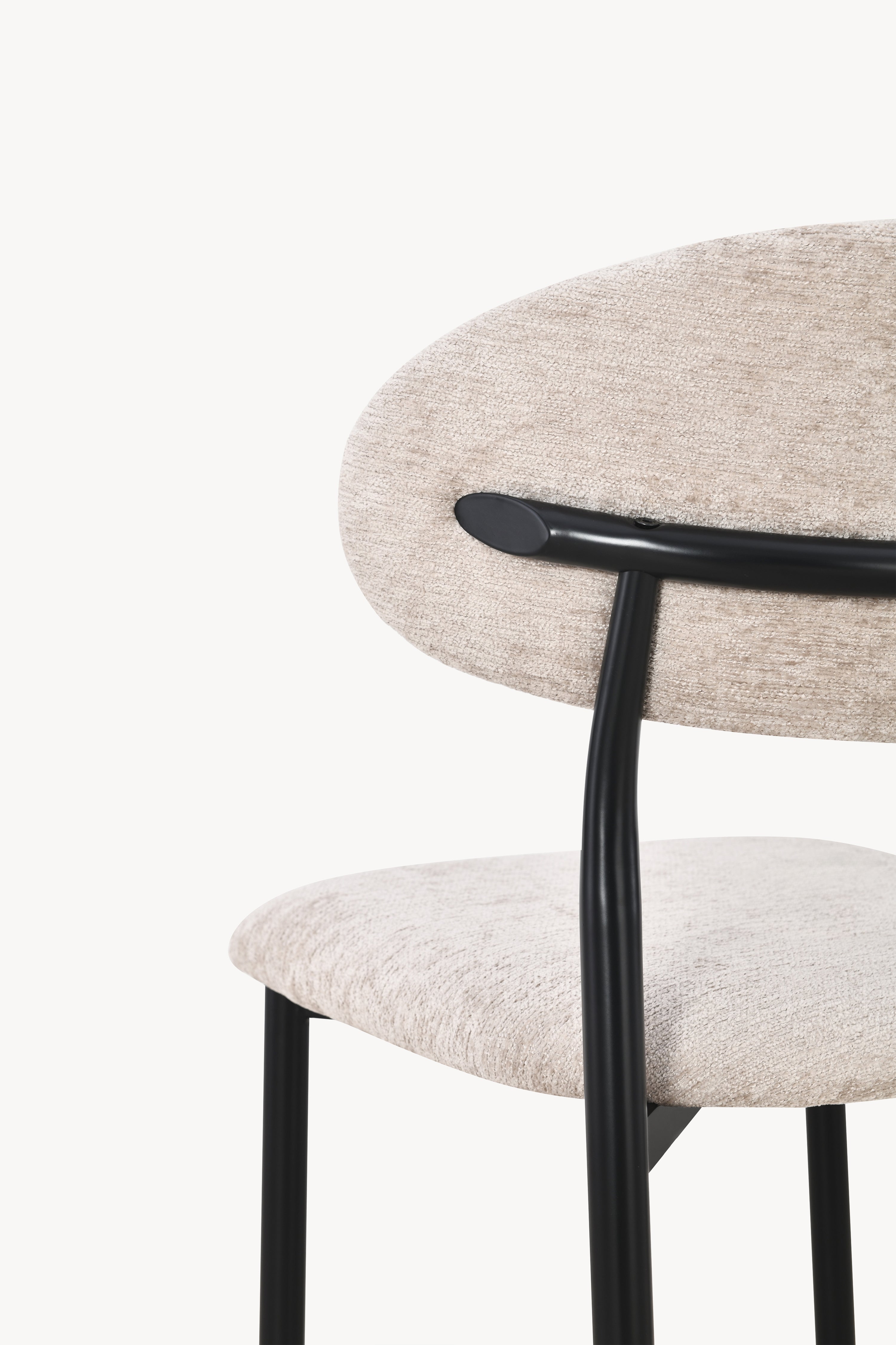Chaises en tissu Sofia, Lot de 2, Beige - Image de détail 13