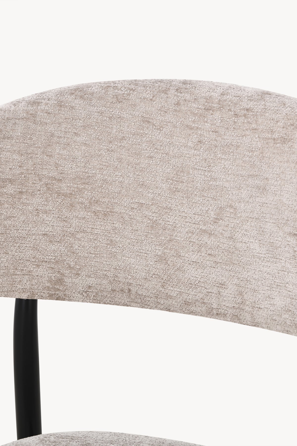 Sofia stoelen van stof, Set van 2, Beige - Detailafbeelding 8