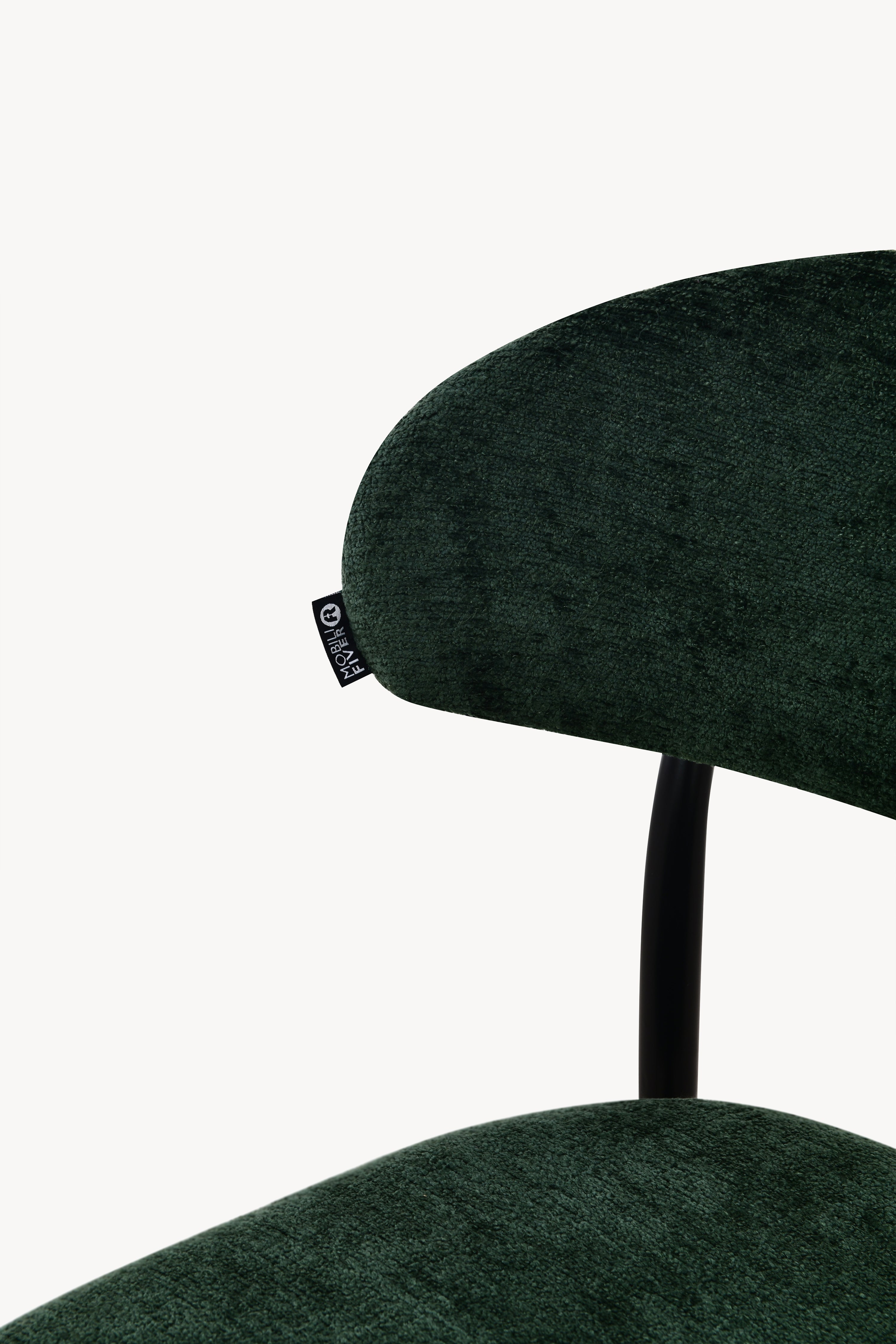 Chaises en tissu Sofia, Lot de 2, Vert - Image de détail 12
