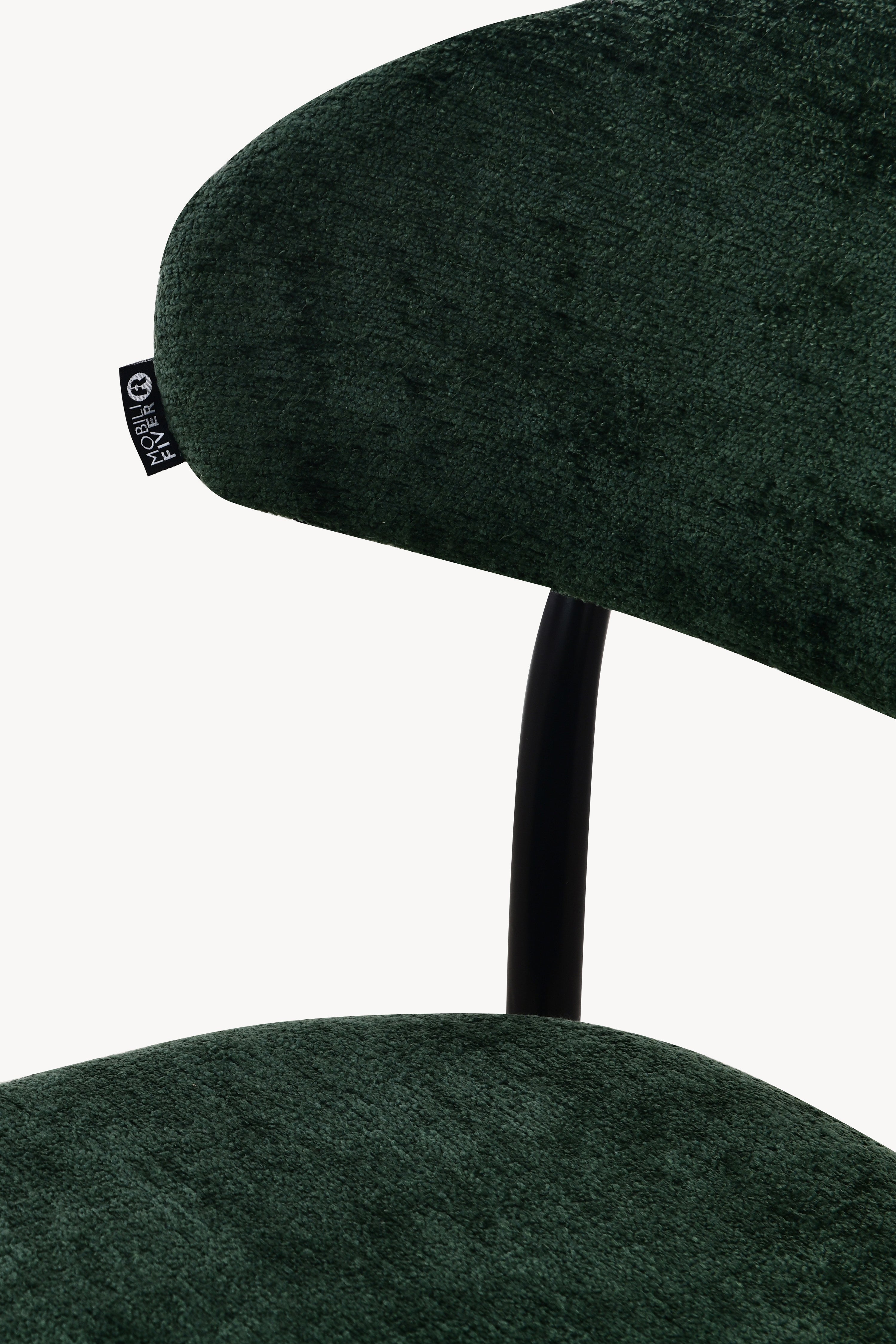 Chaises en tissu Sofia, Lot de 2, Vert - Image de détail 15