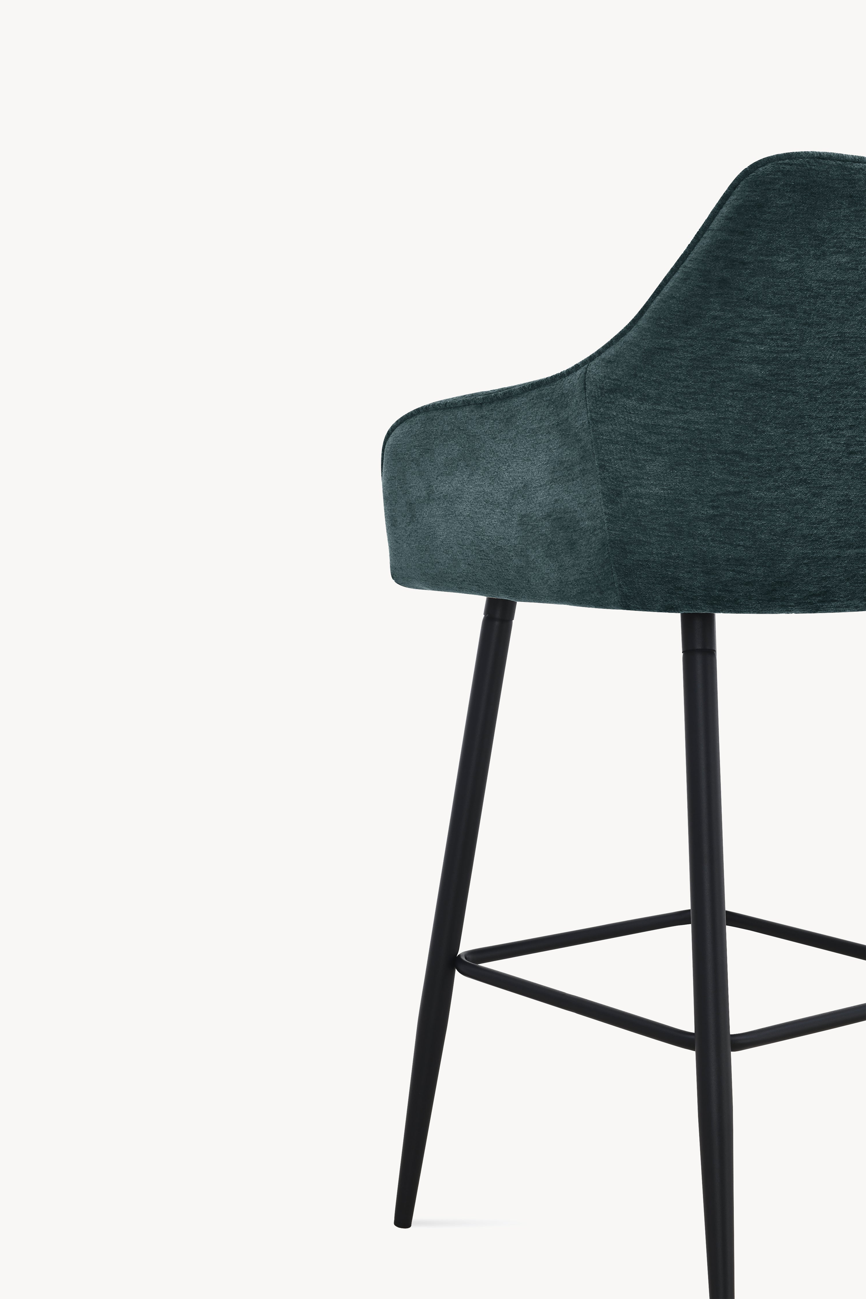 Scaune din material textil Thomas, Set de 2, Verde - Imagine detaliu 13