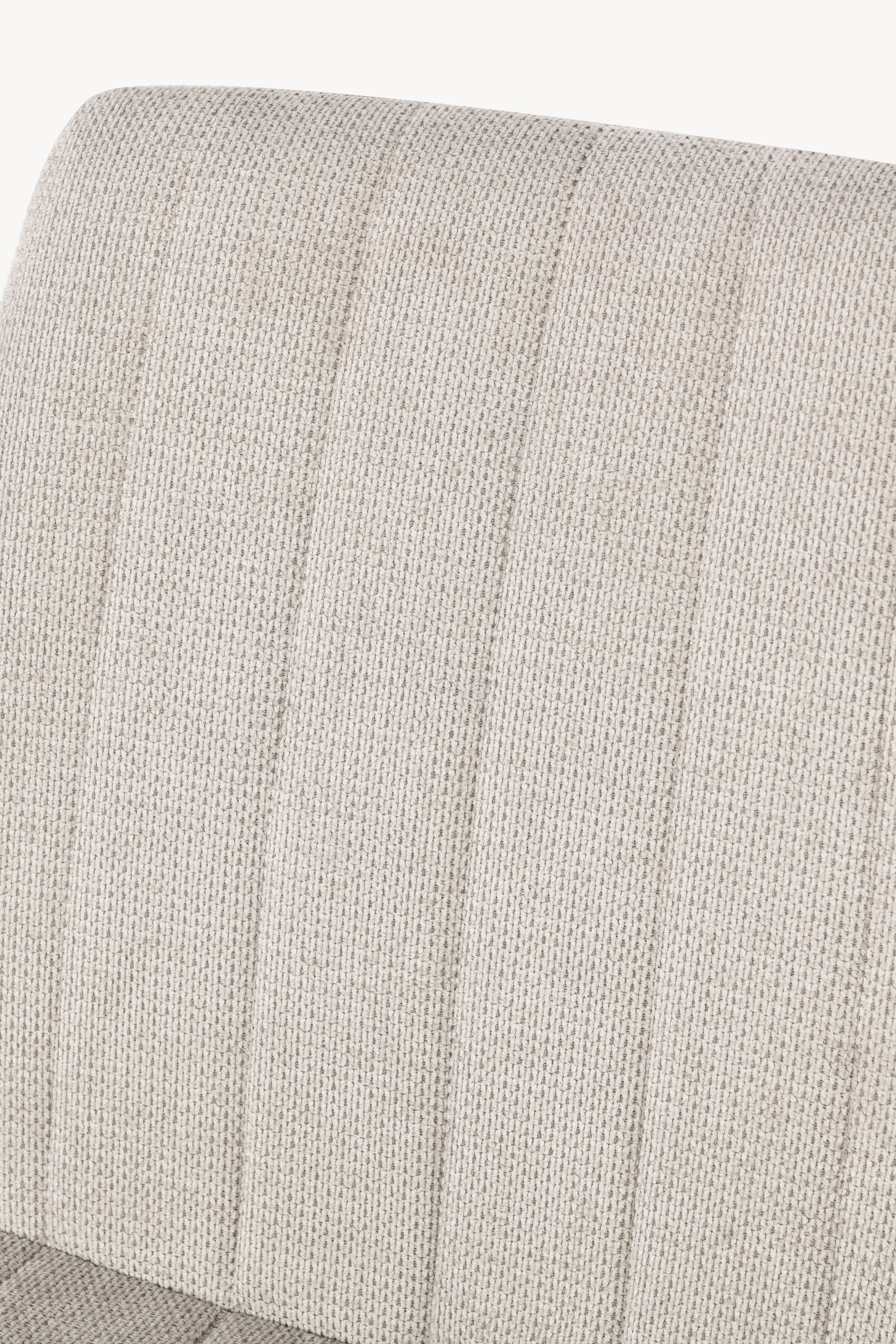 Sedie in tessuto Vera, Set da 2, Beige con gambe in legno - Immagine dettaglio 10
