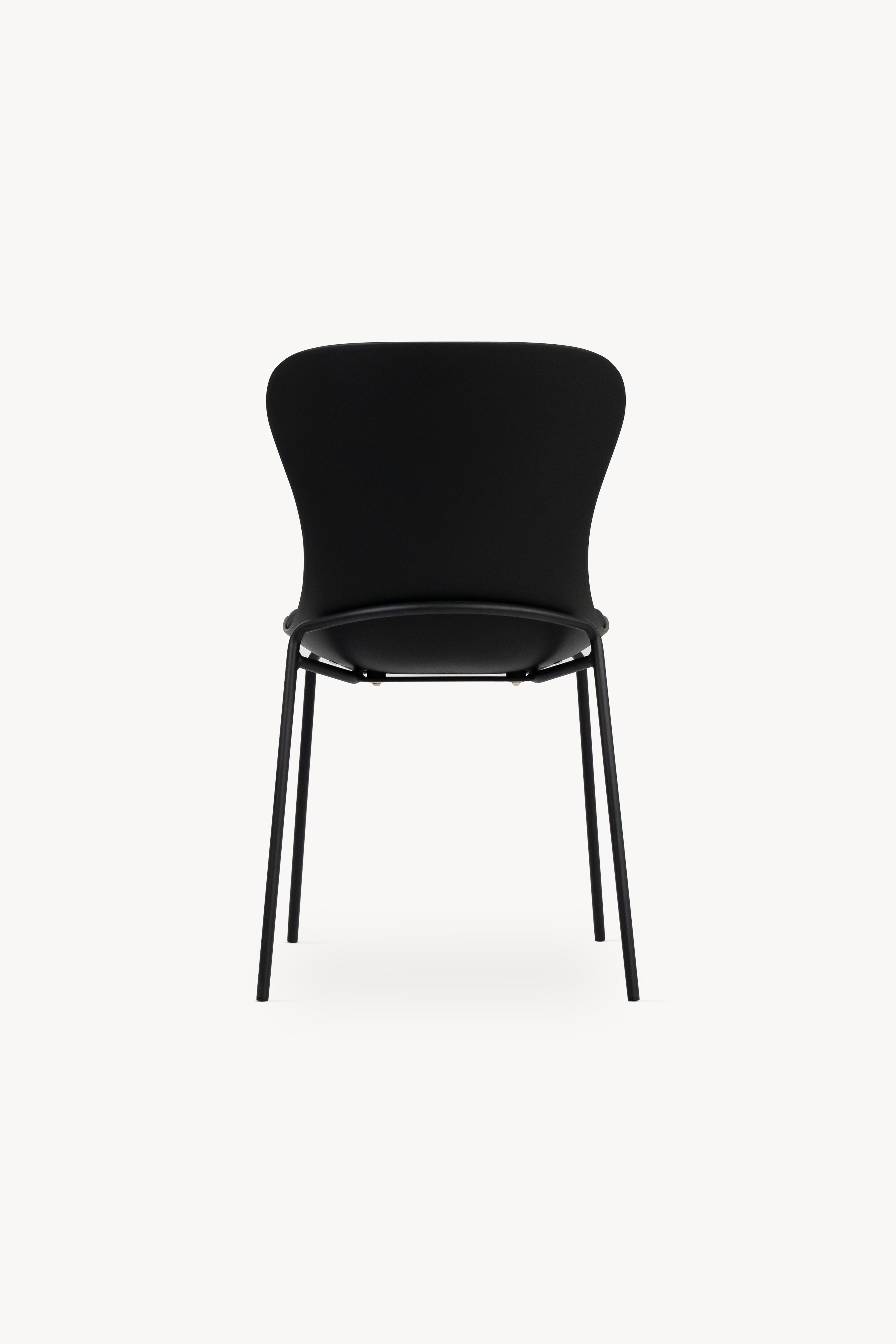 Zoe stoelen, set van 2, Zwart - Detailafbeelding 8