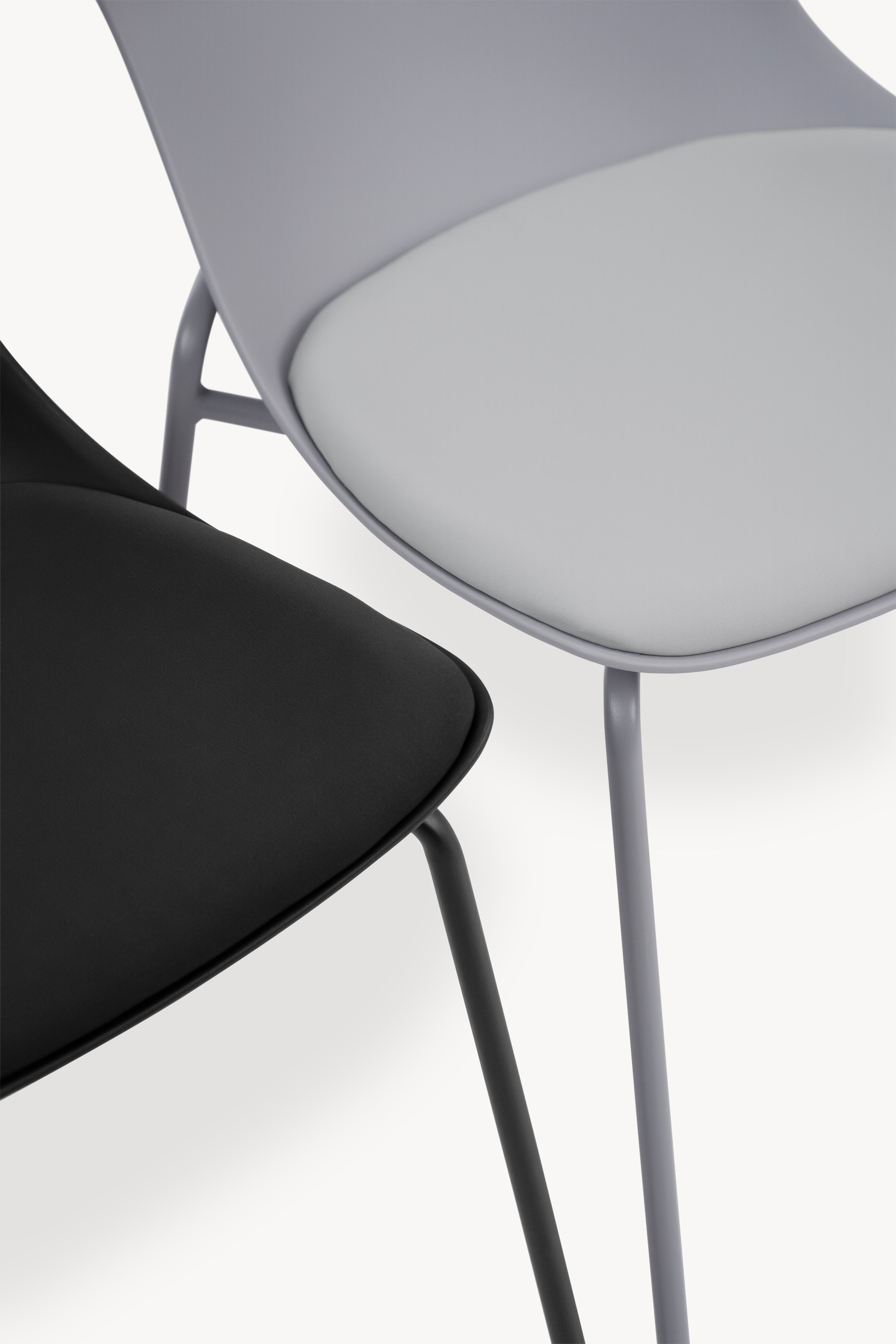 Zoe stoelen, set van 2, Zwart - Detailafbeelding 12