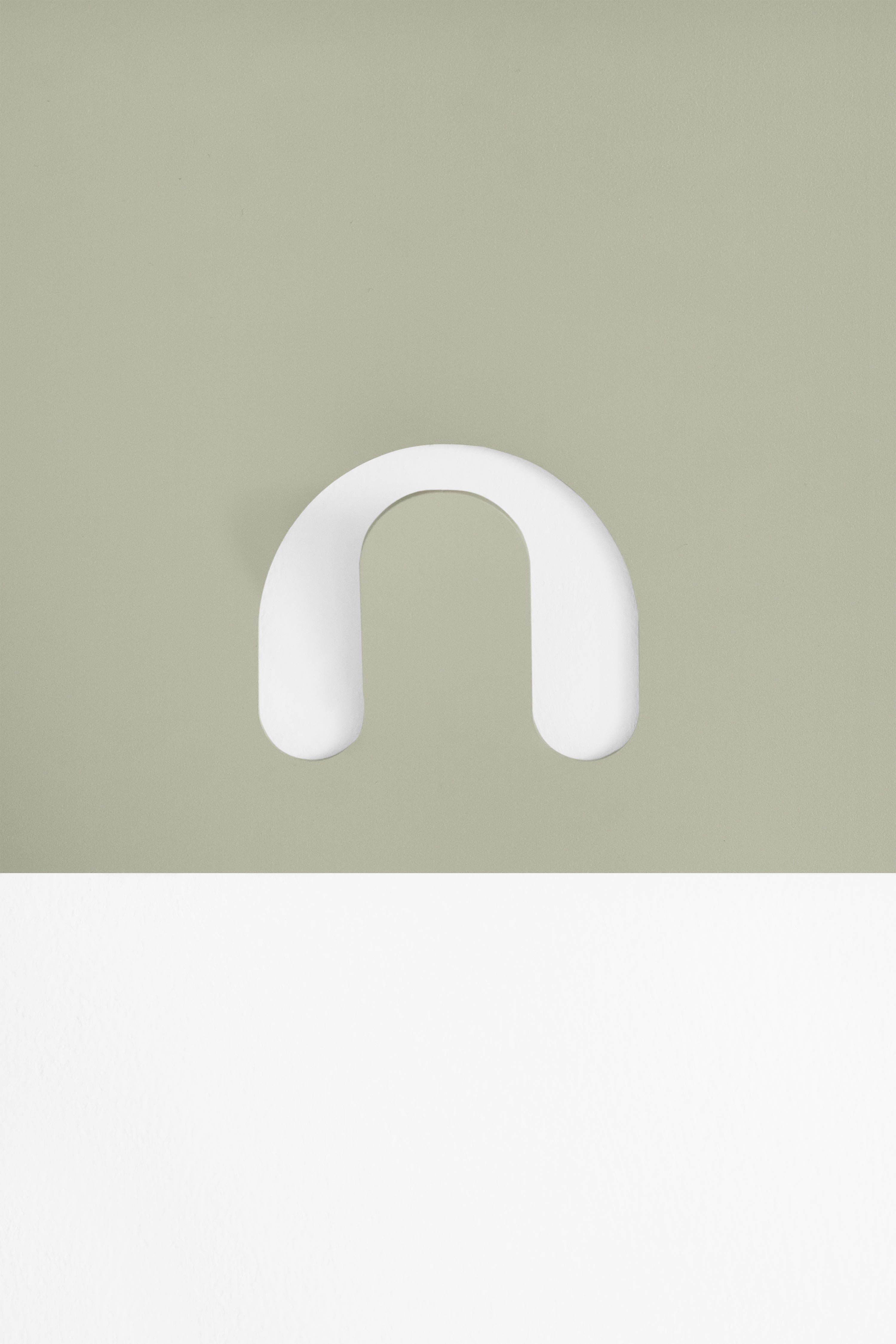 Appendiabiti da parete in metallo Camilla, 40 cm, Beige - Immagine dettaglio 1