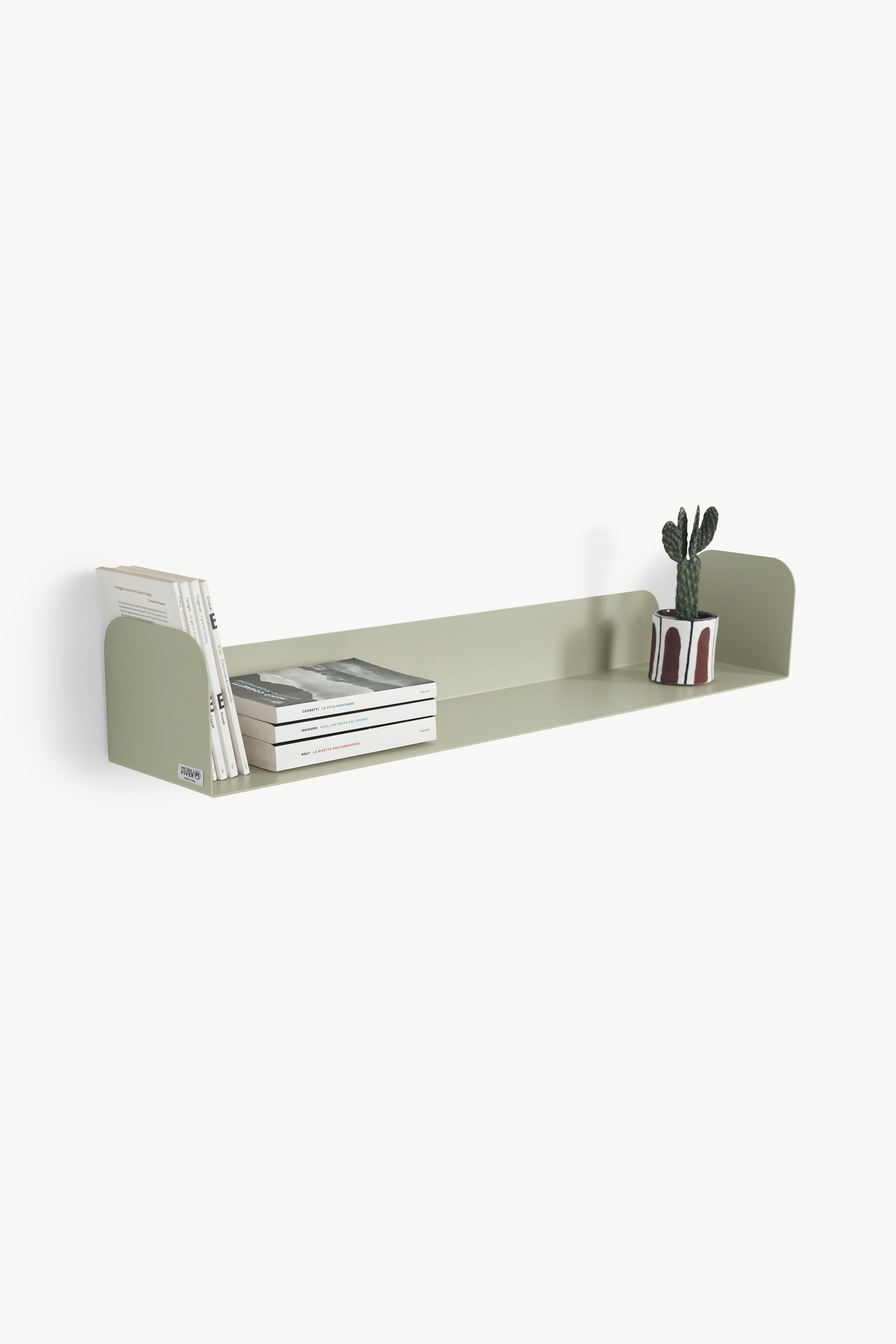 Camilla U-Shaped Metal Shelf, 90x18x15 cm, Beige - Main image