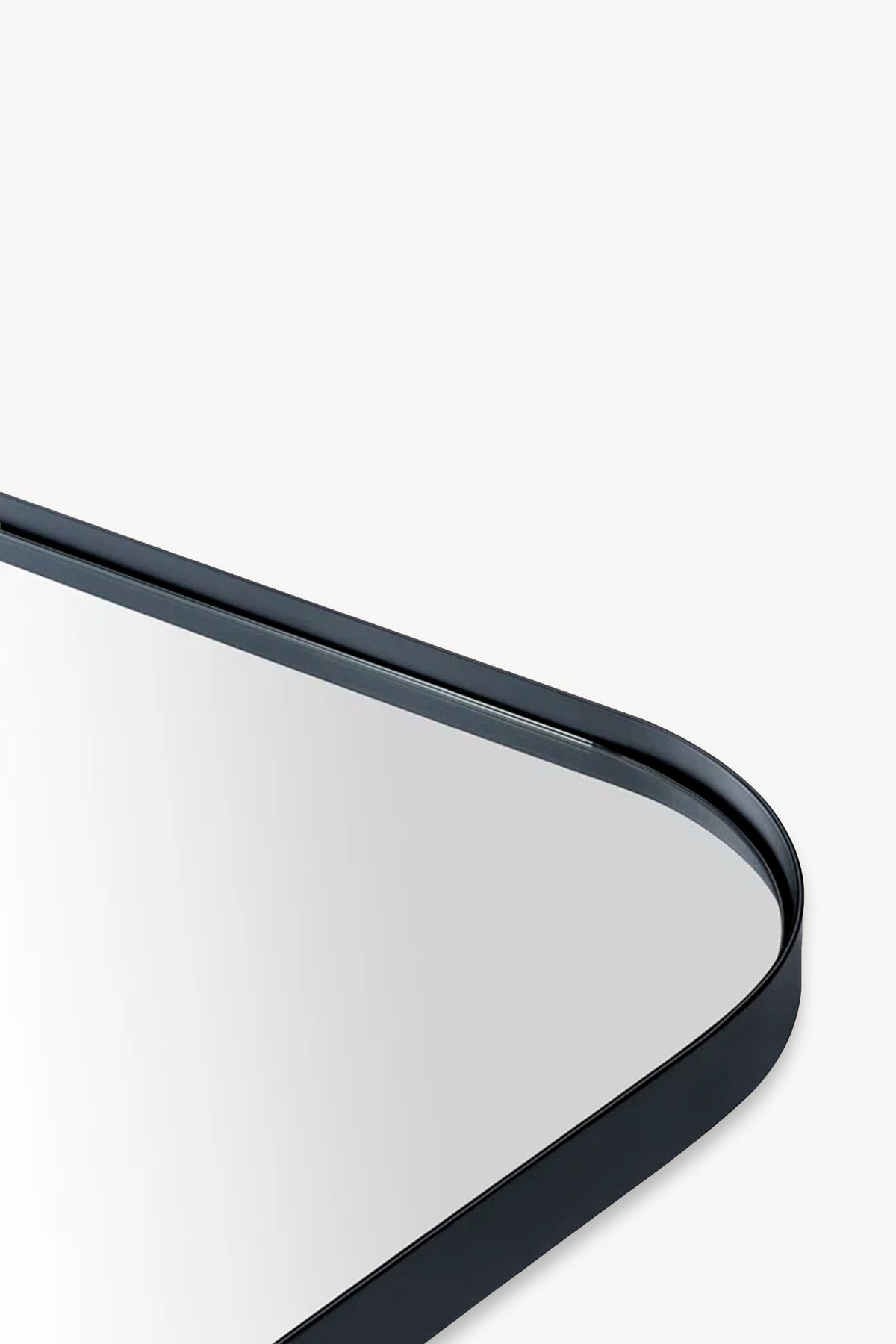 Rectangular mirror Ambra, 150x50 cm, black aluminium frame - Detail image 1