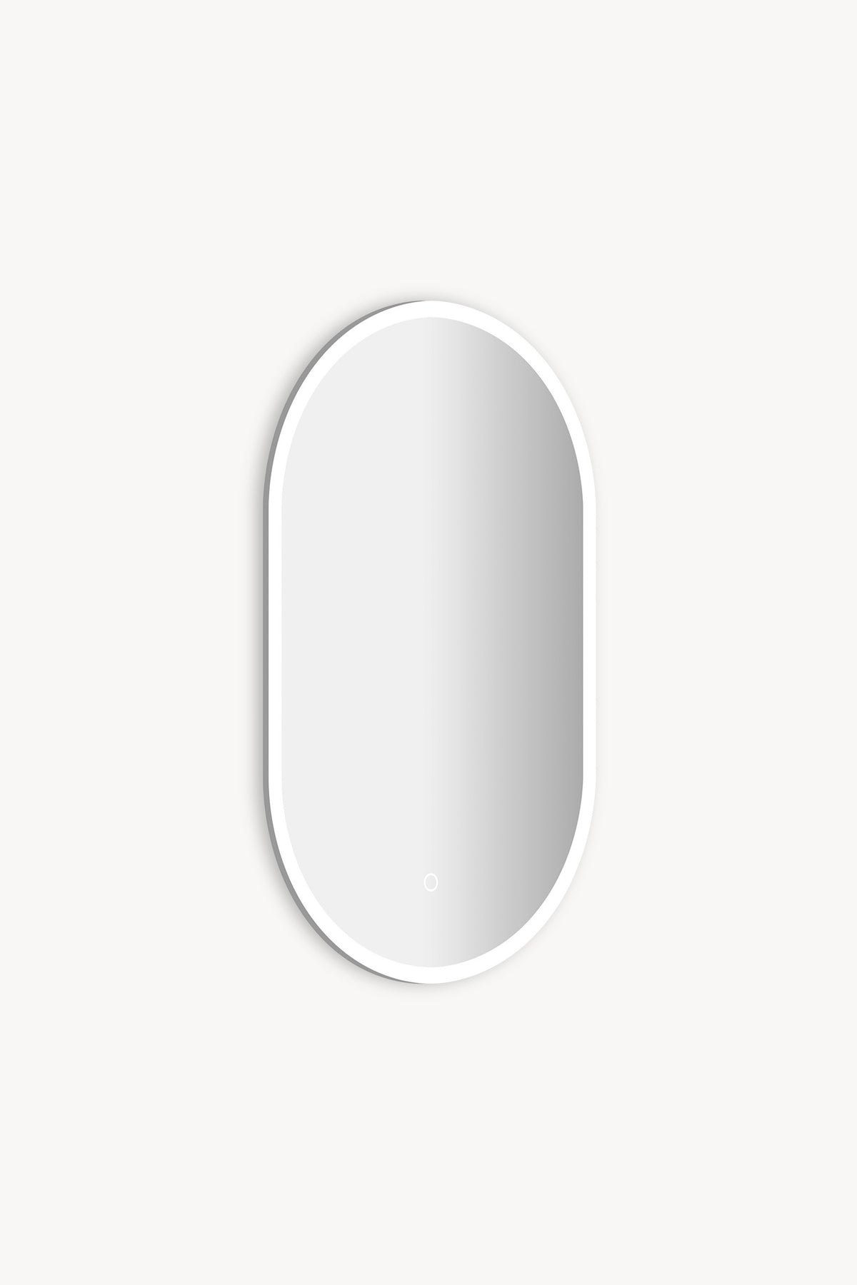 Atena oval LED mirror, 80x50 cm, warm light - Detail image 2