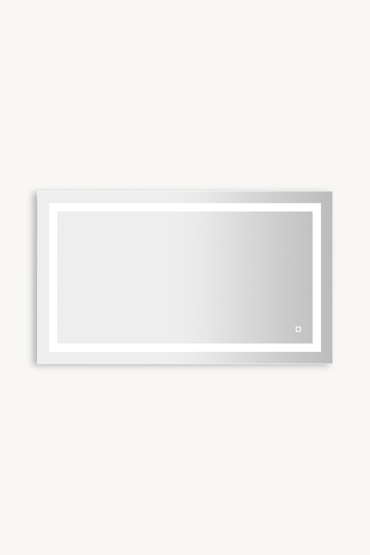 Espejo con luz LED rectangular Erica, 120x70 cm, luz blanco cálido