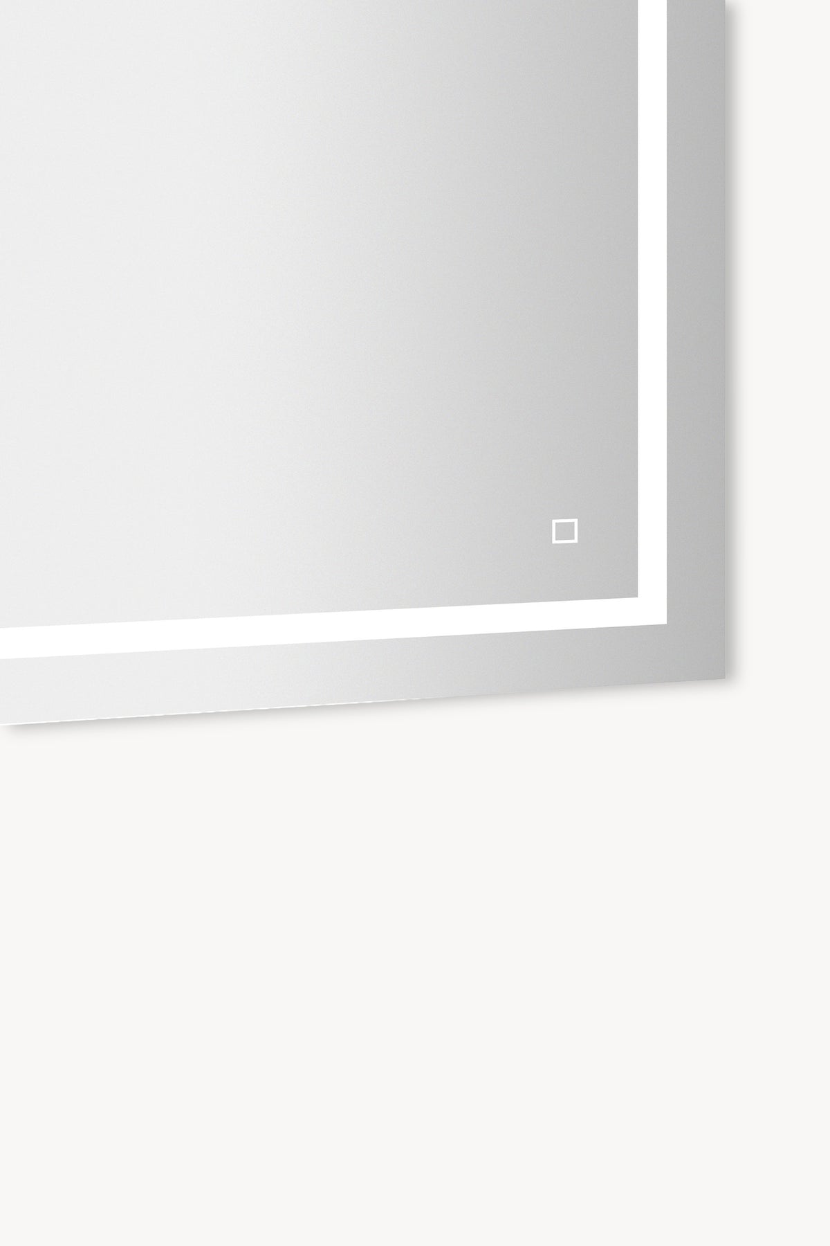 Rectangular LED mirror Erica, 80x70 cm, warm white light - Detail image 4